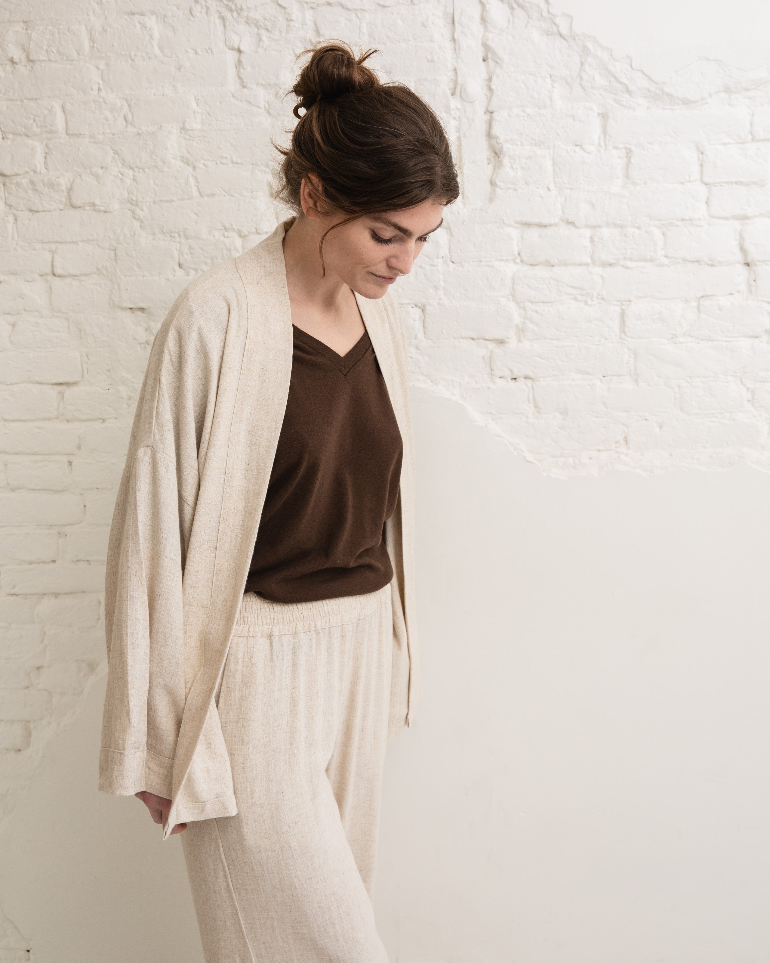 Linen Kimono - Natural