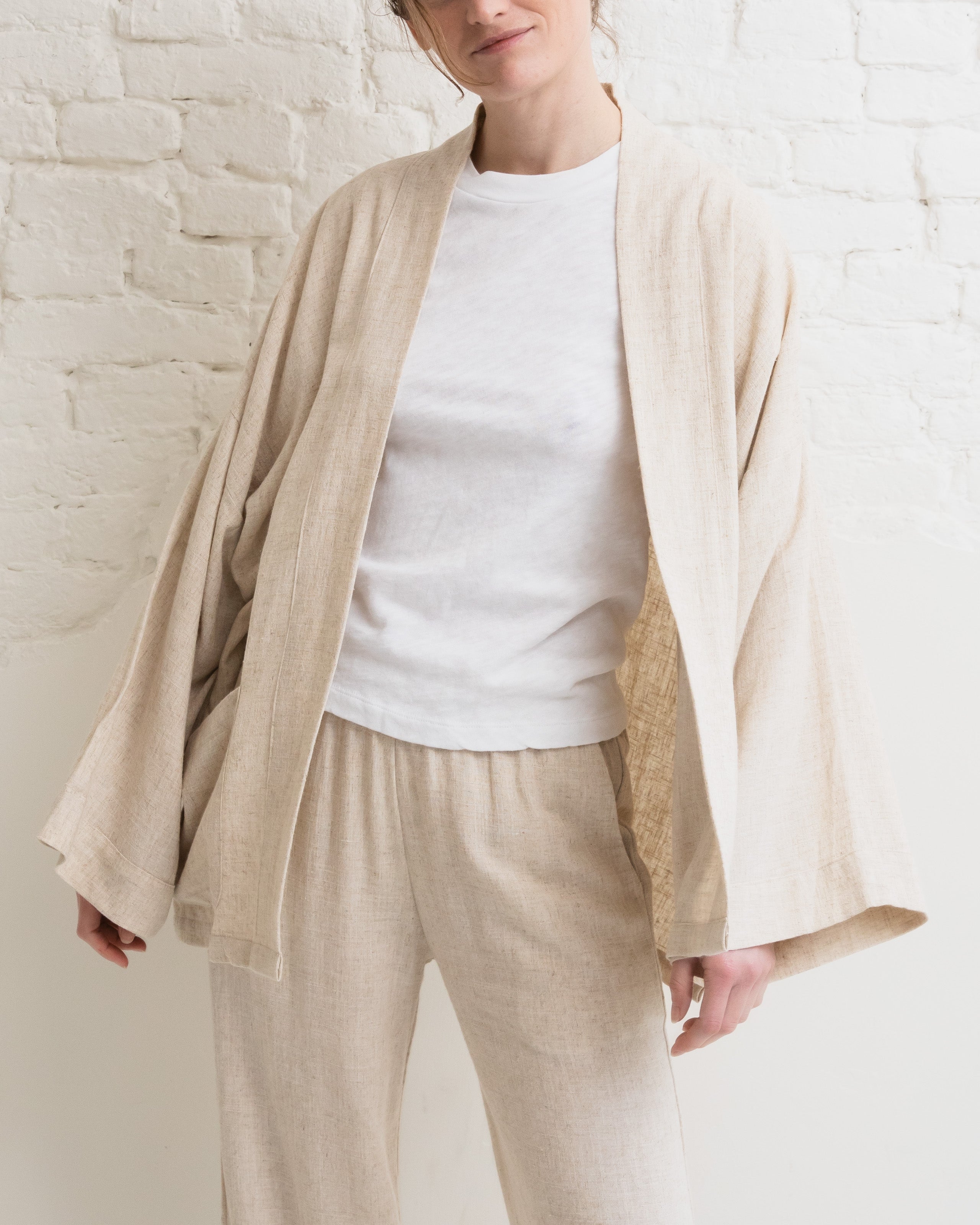 Linen Kimono - Natural