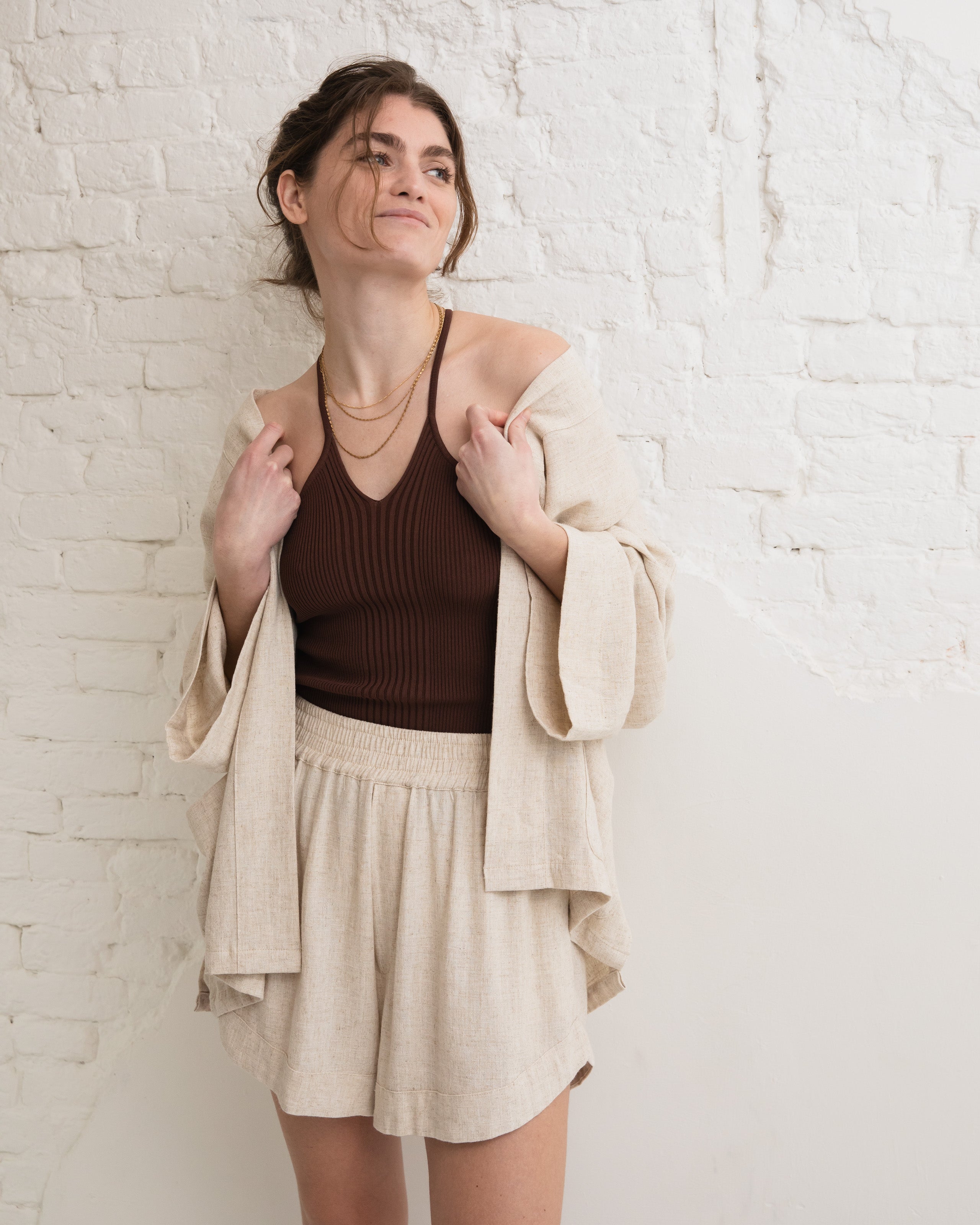 Linen Kimono - Natural