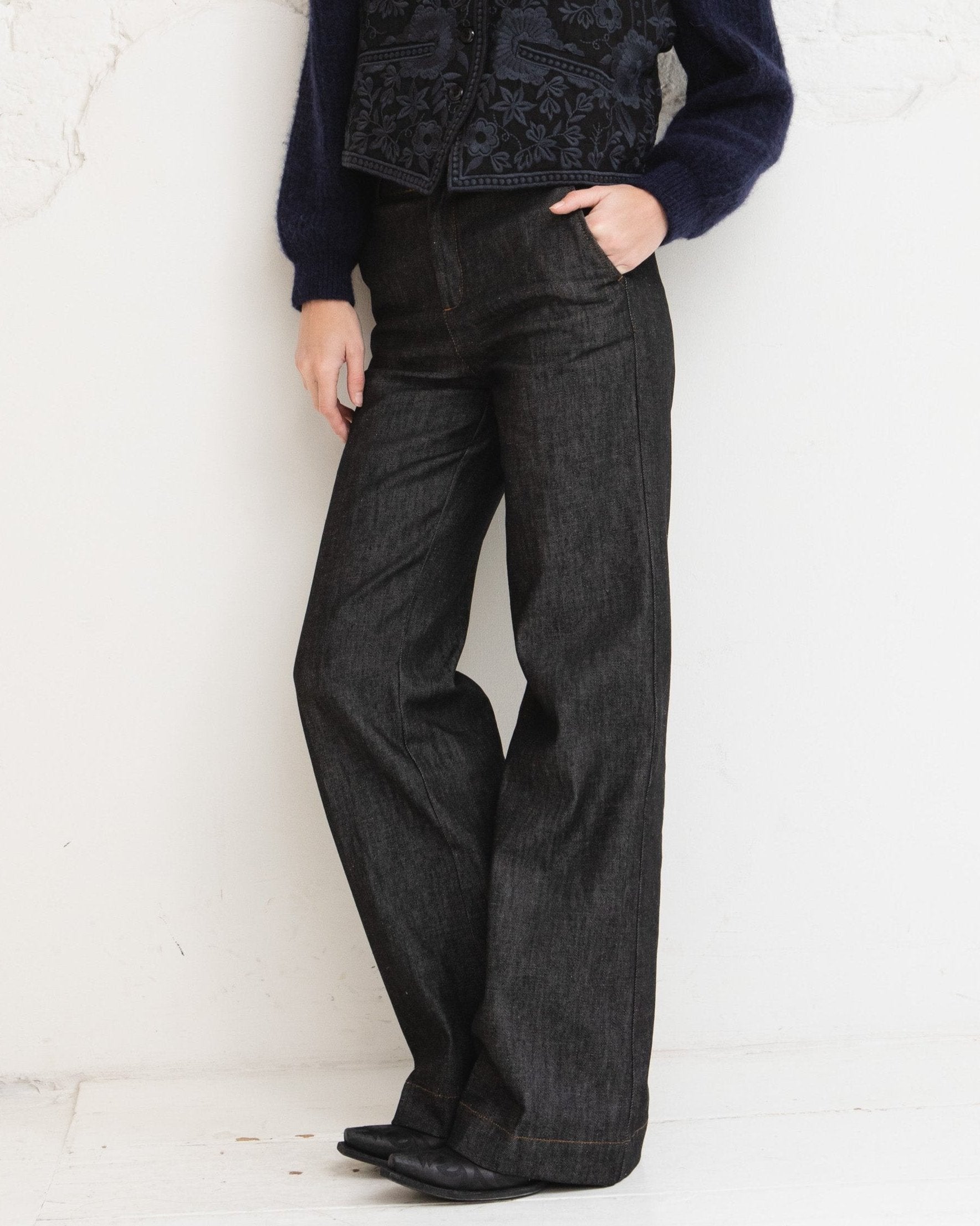 California jeans - Denim brut noir