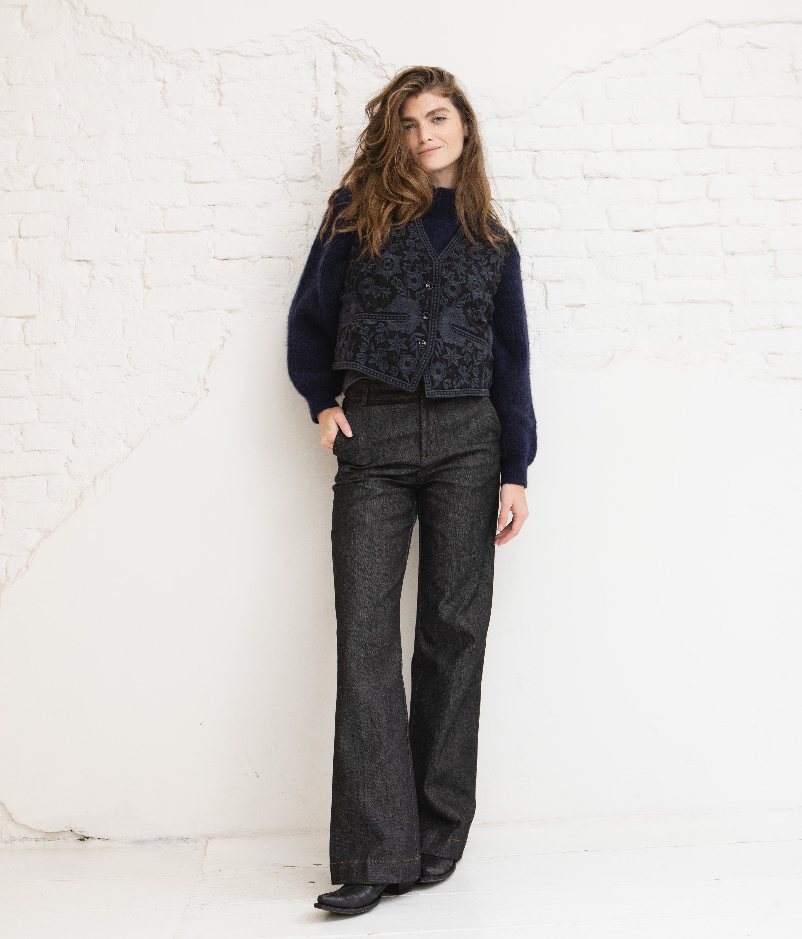 California jeans - Denim brut noir