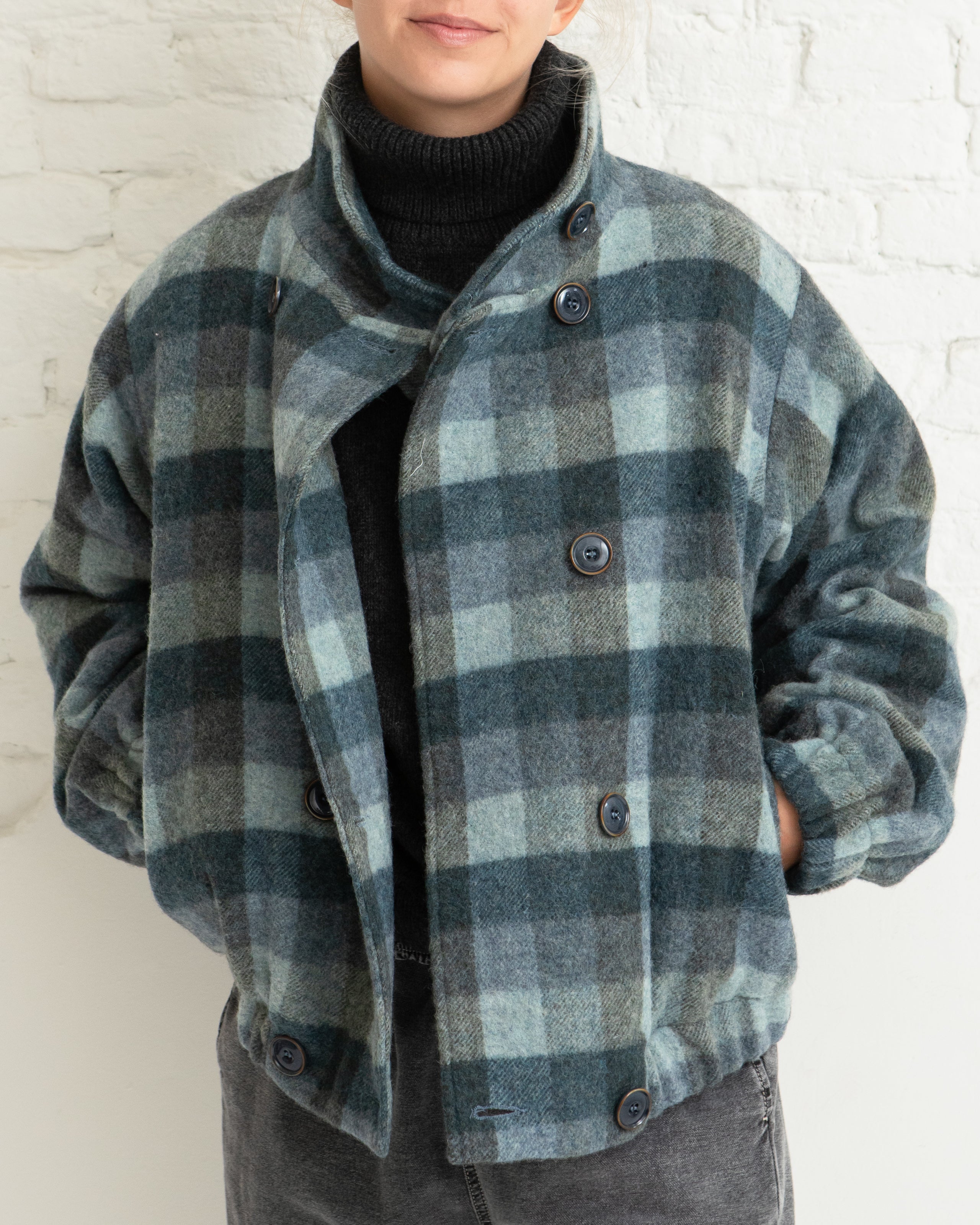 Harlow coat - Smocky blue