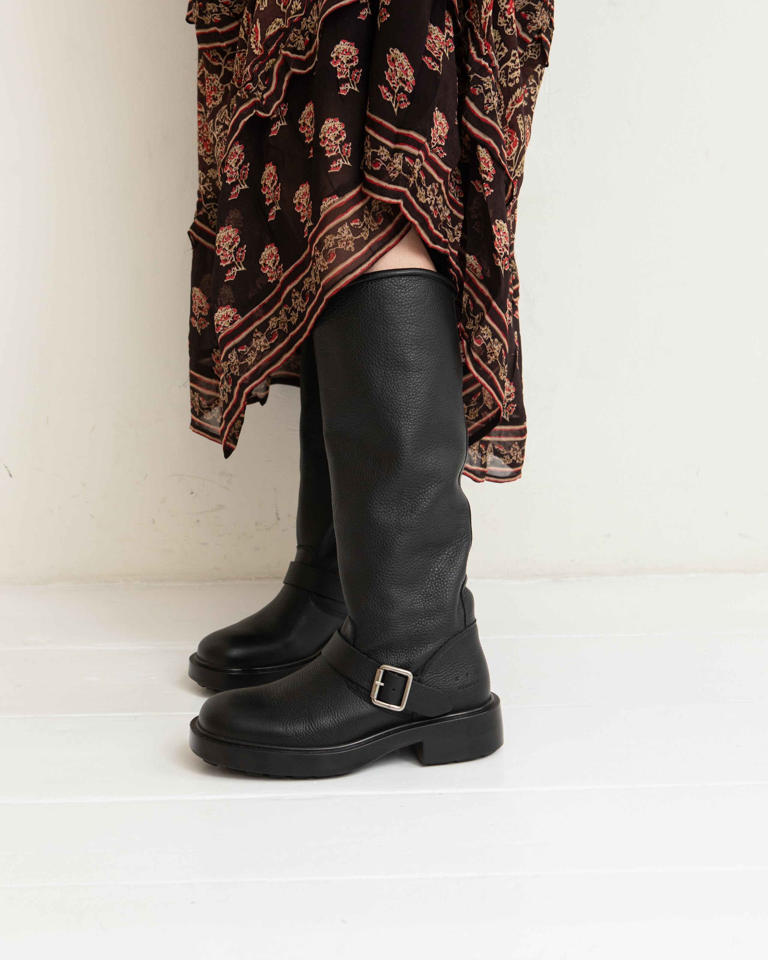 Biker boots - Leather black