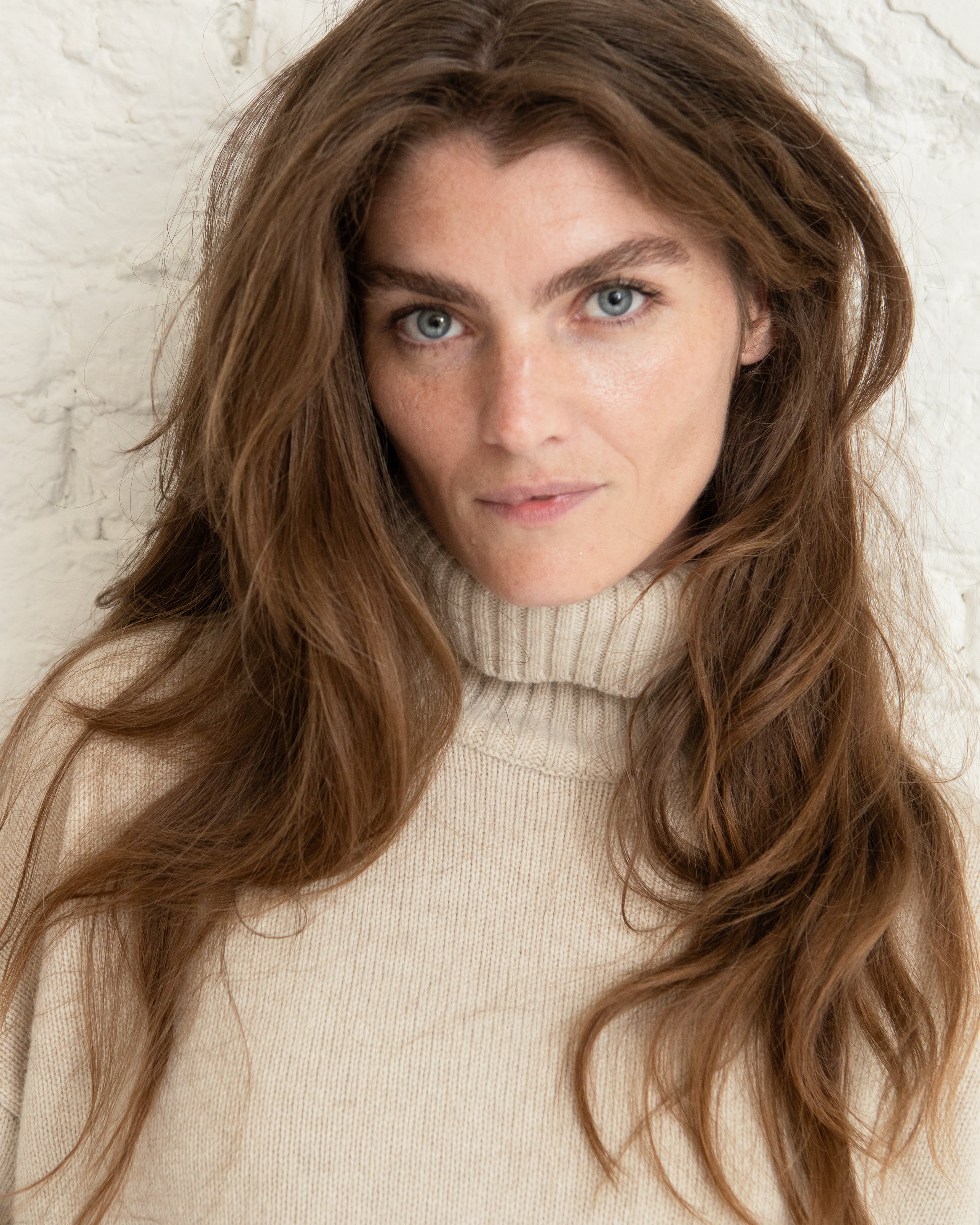 William knit - Ecru chine