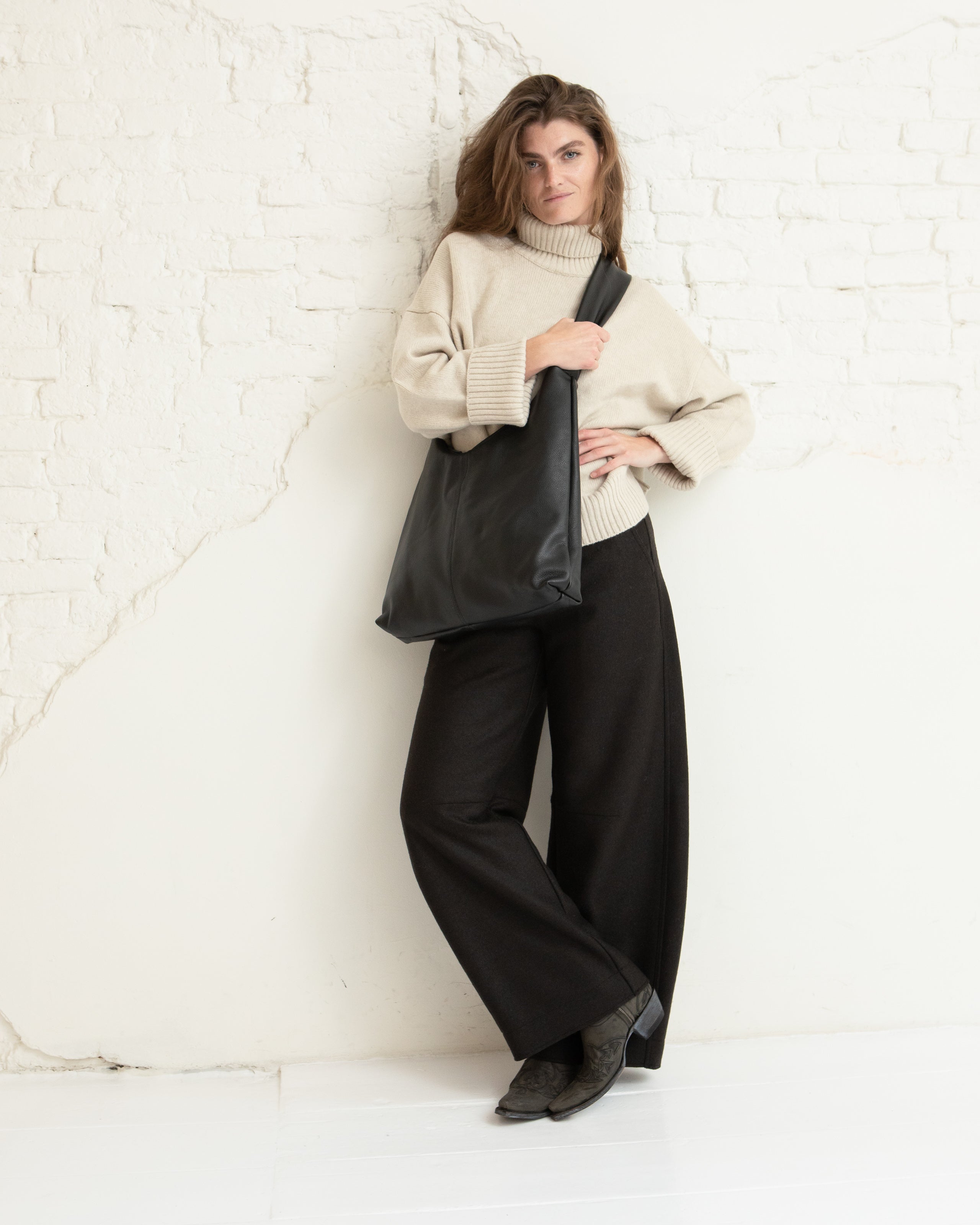 Stitched boots - Black