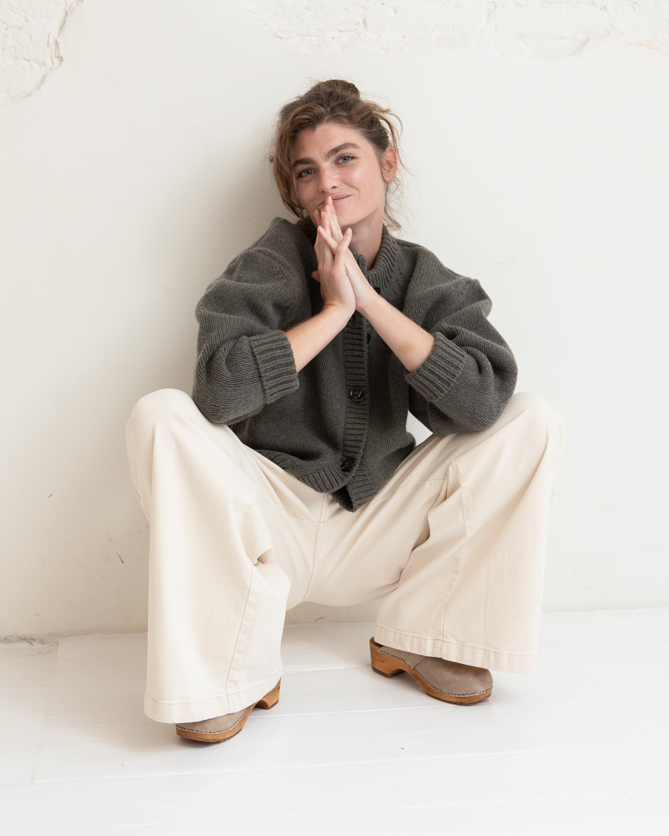 Leonard cardigan - Gris chine