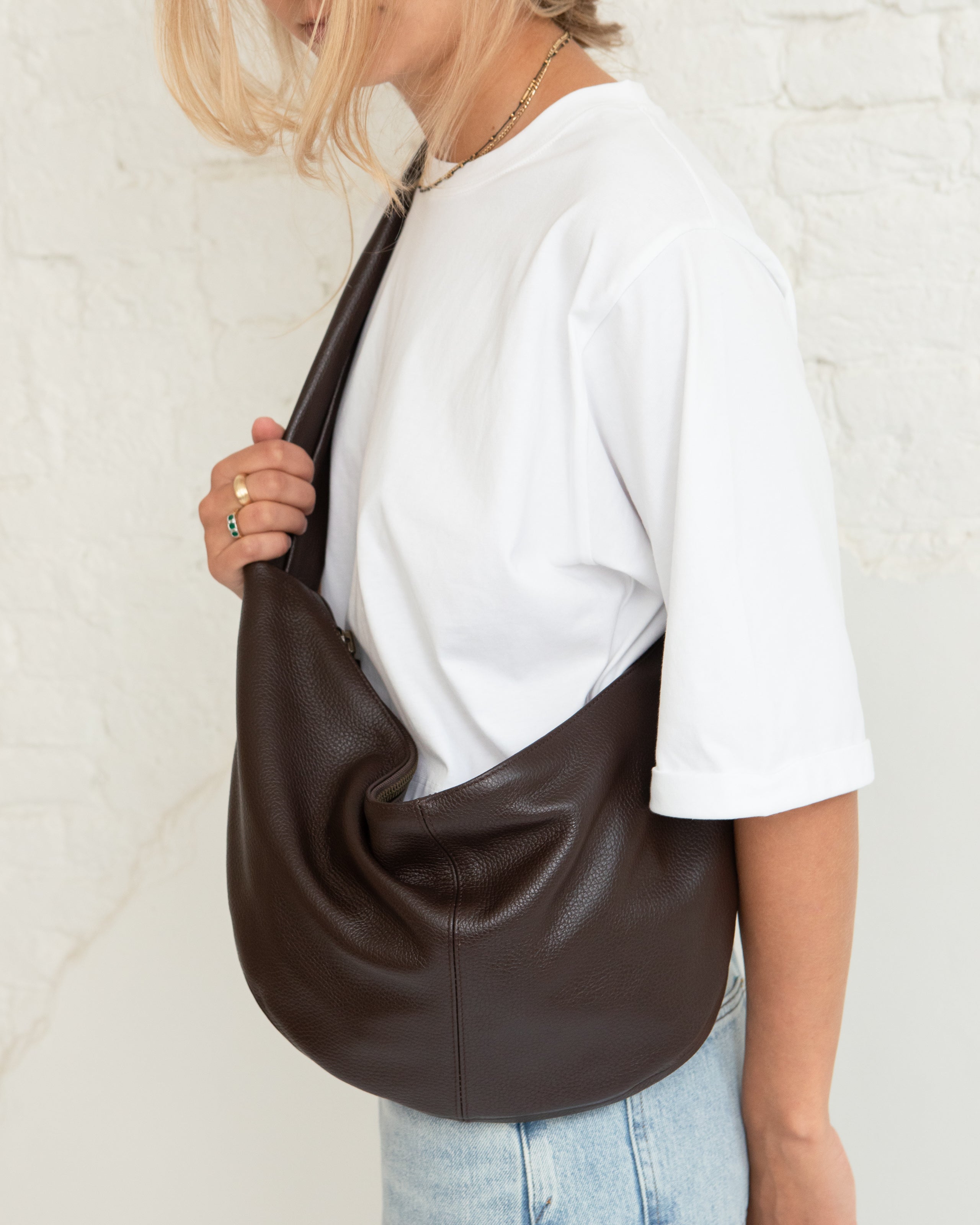 Large banana bag - Chocolat