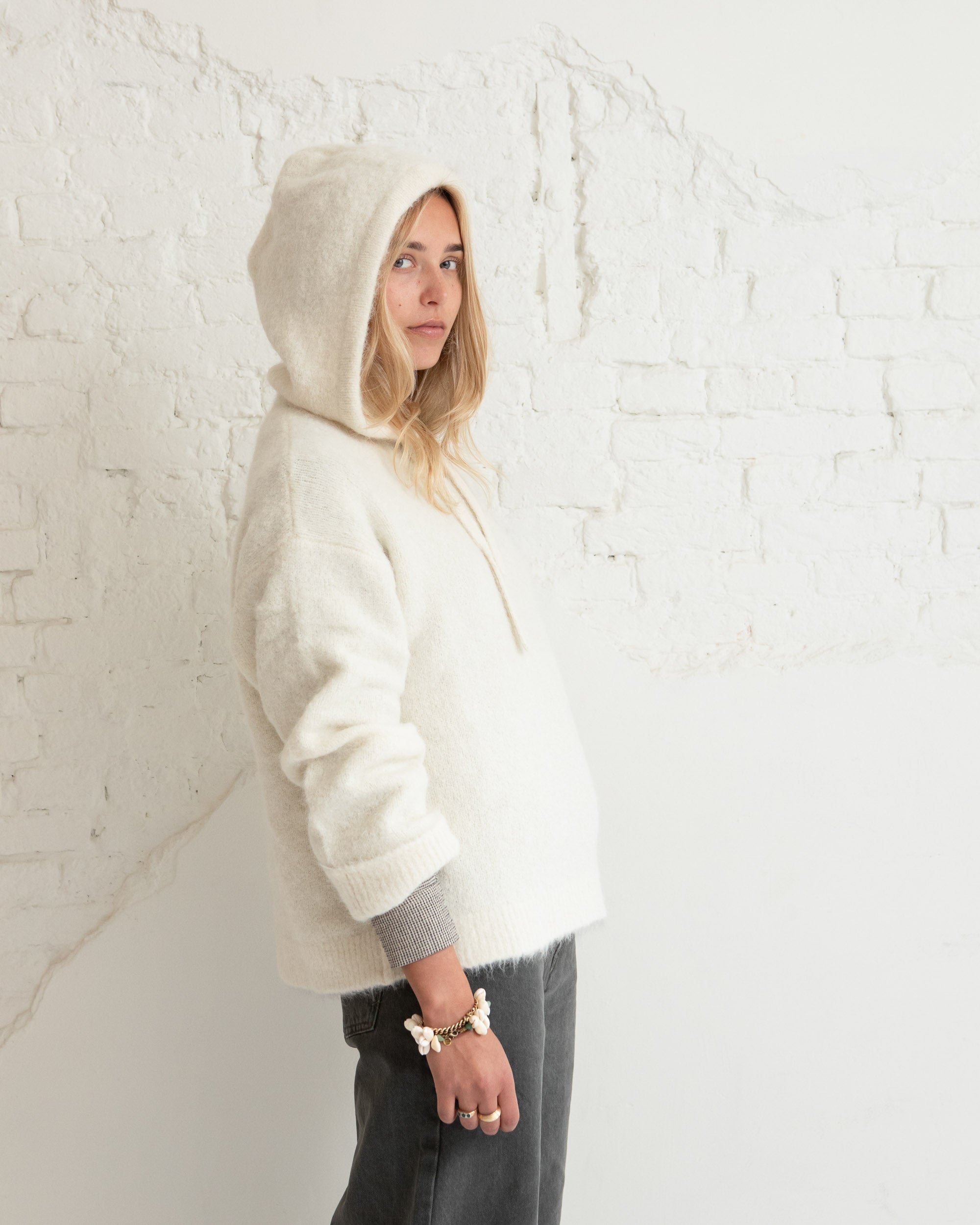 Sajeanne sweater - Clear cream