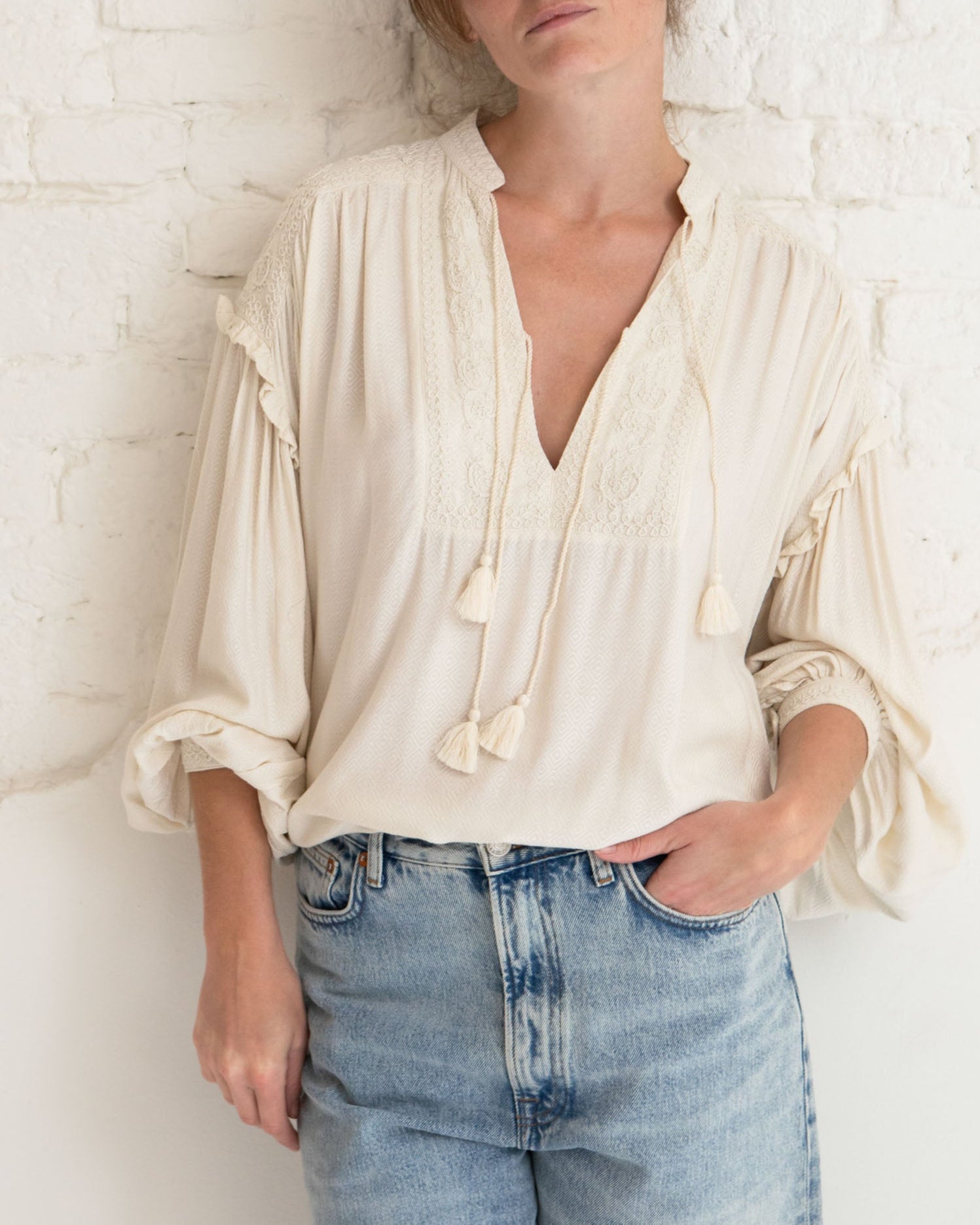 Vega blouse - Soft ecru