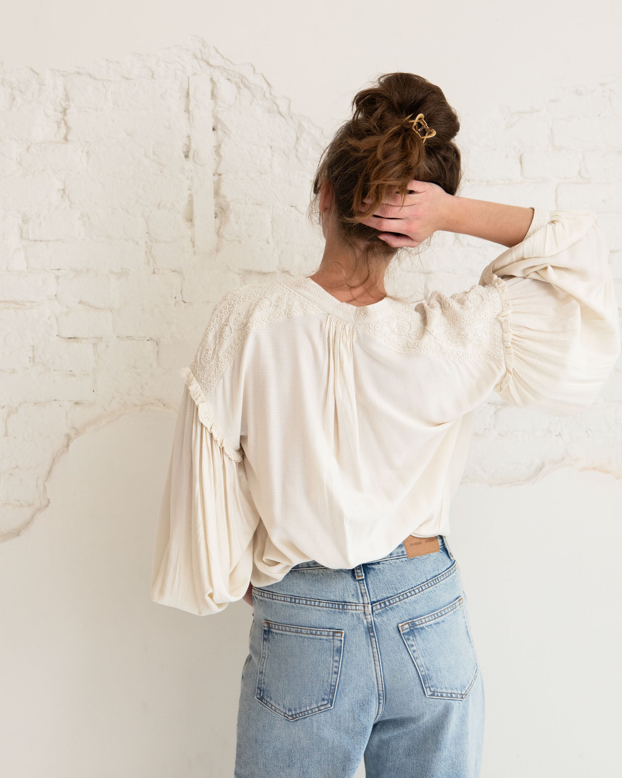 Vega blouse - Soft ecru