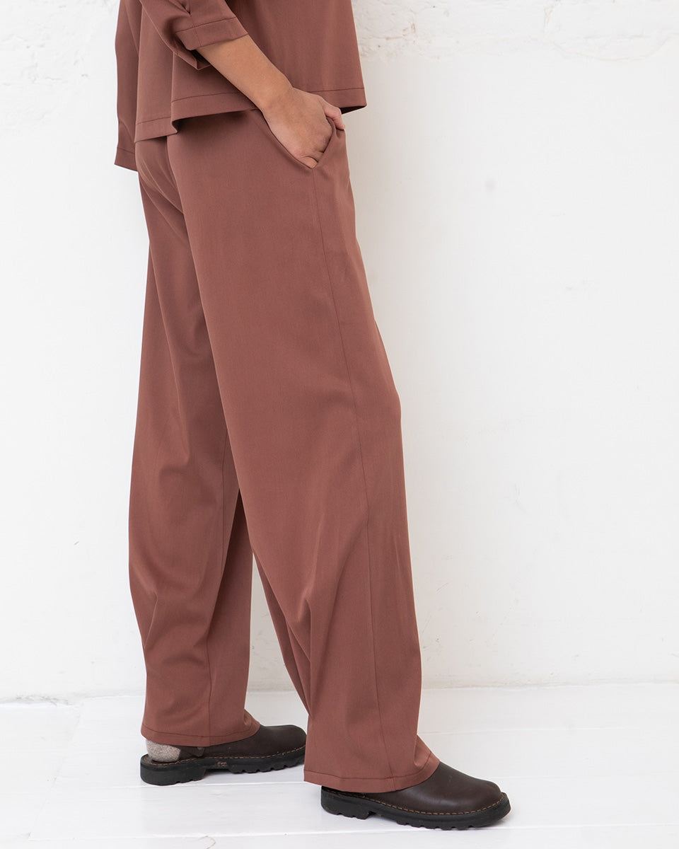 Lou pleated top - Dusty pink