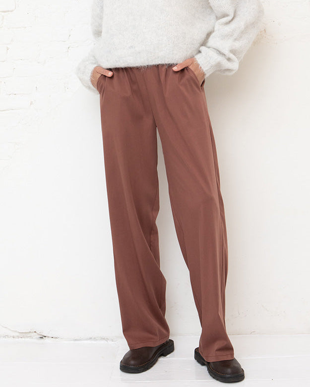 Romaan pleated trousers - Dusty pink