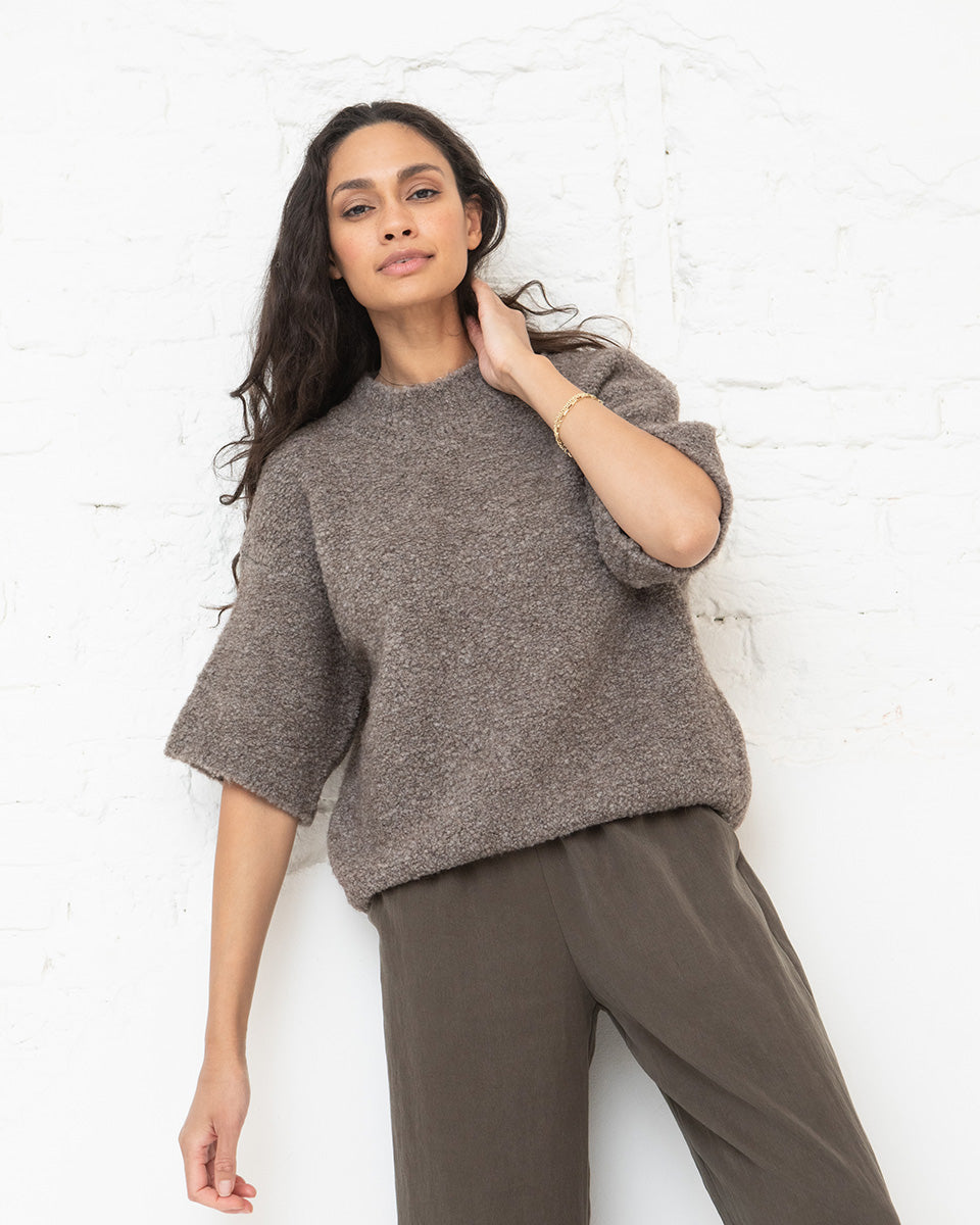 Zolly knit - Taupe chine