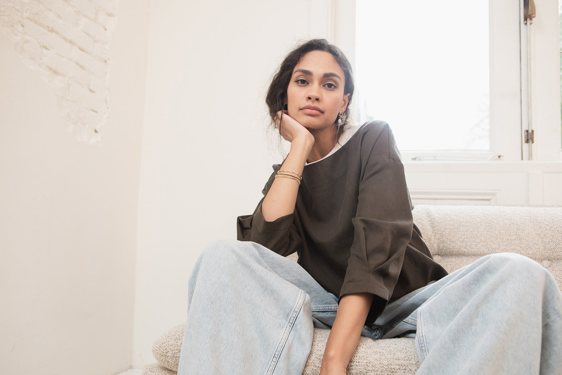 Saharper jeans - Frozen snow