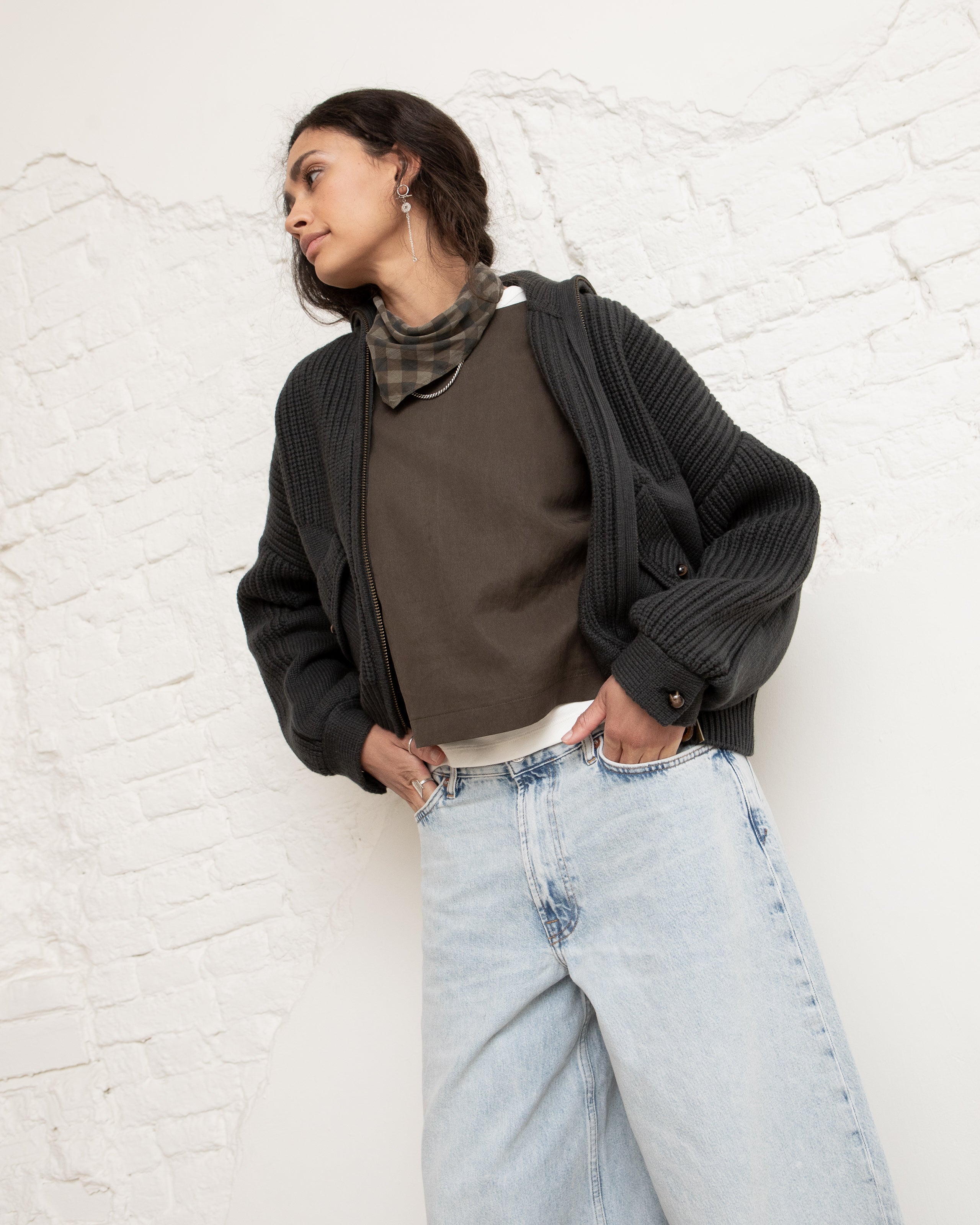 Mayken cardigan - Cypres