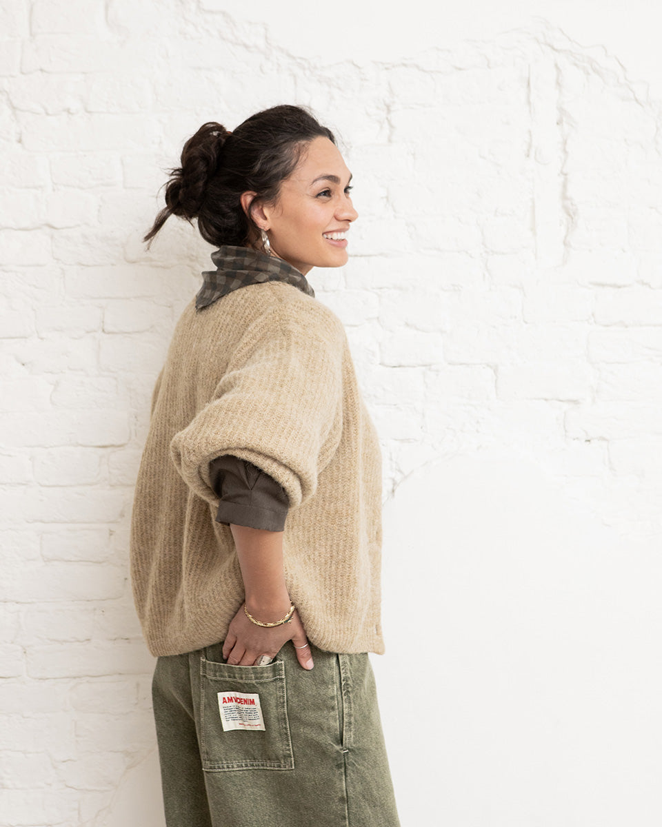 East cardigan - Sable chine