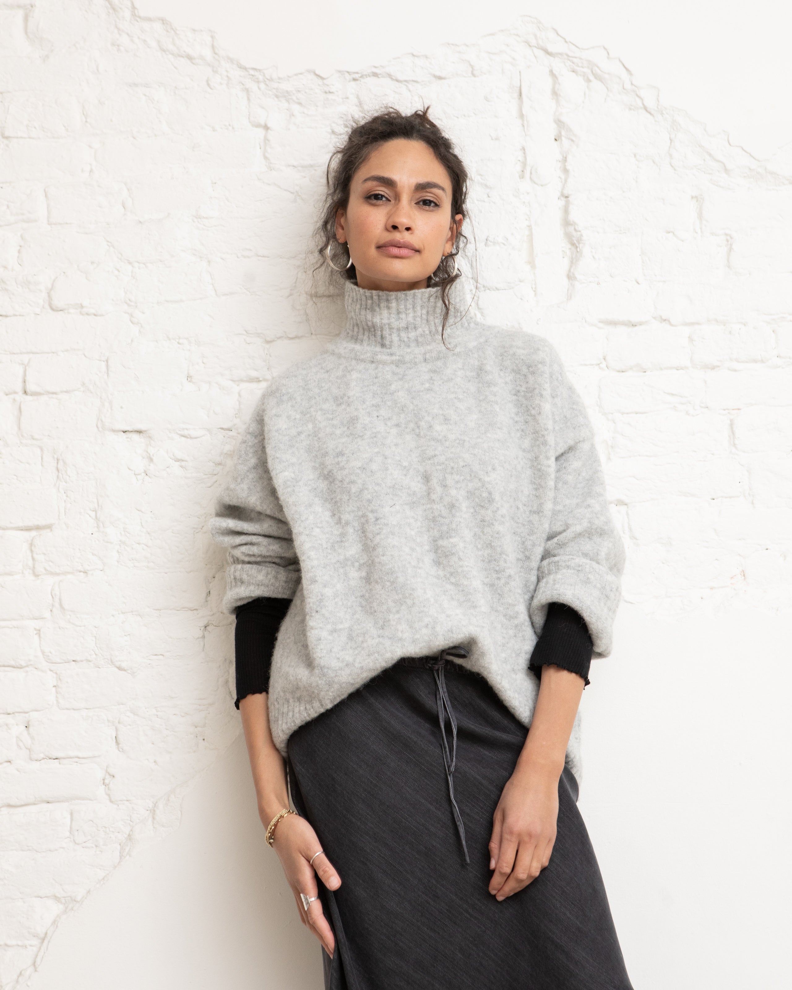 Vitow knit - Light grey melange