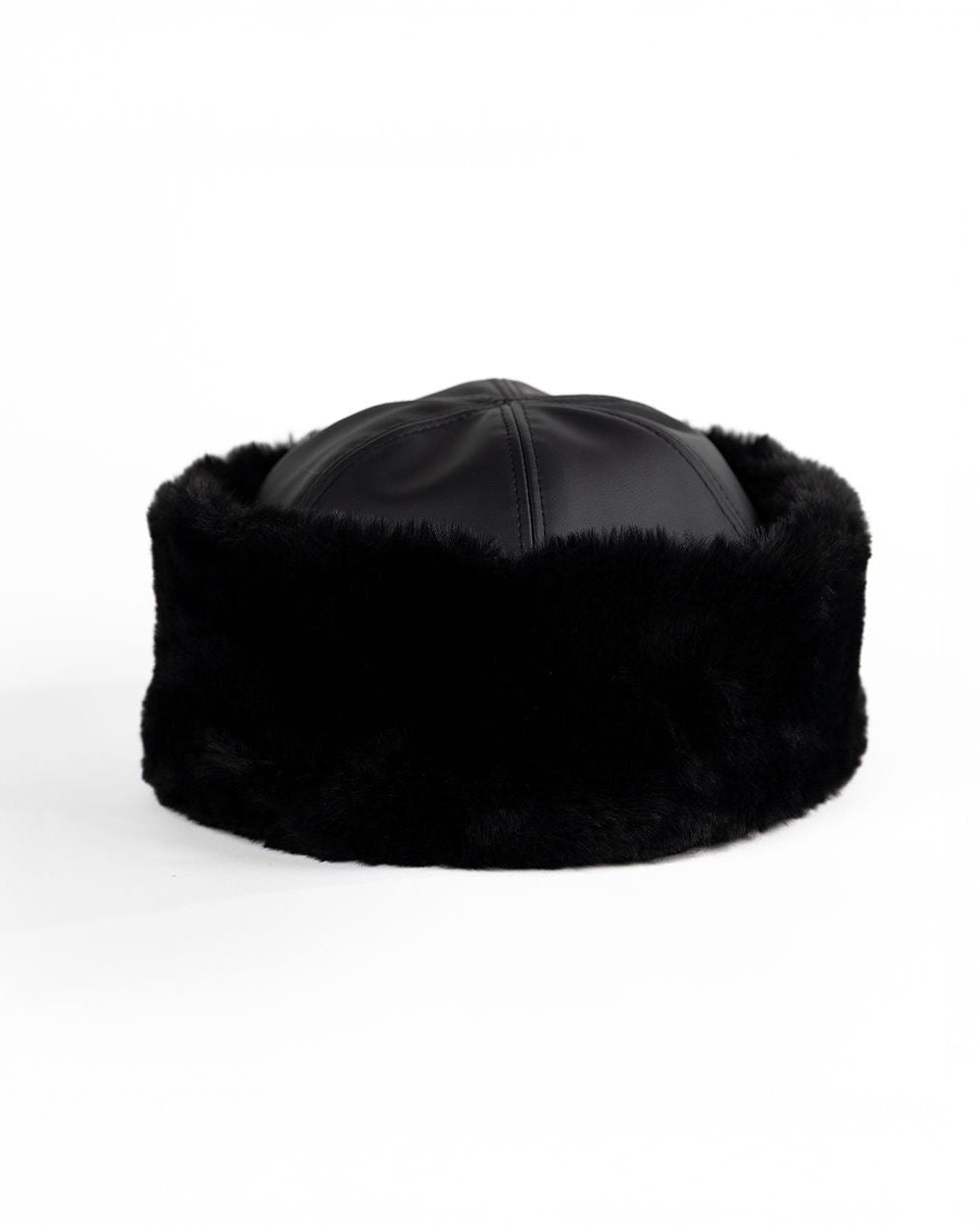 Faux fur hat - Midnight panda
