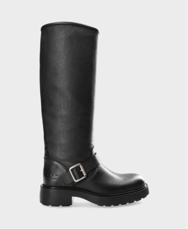 Biker boots - Leather black