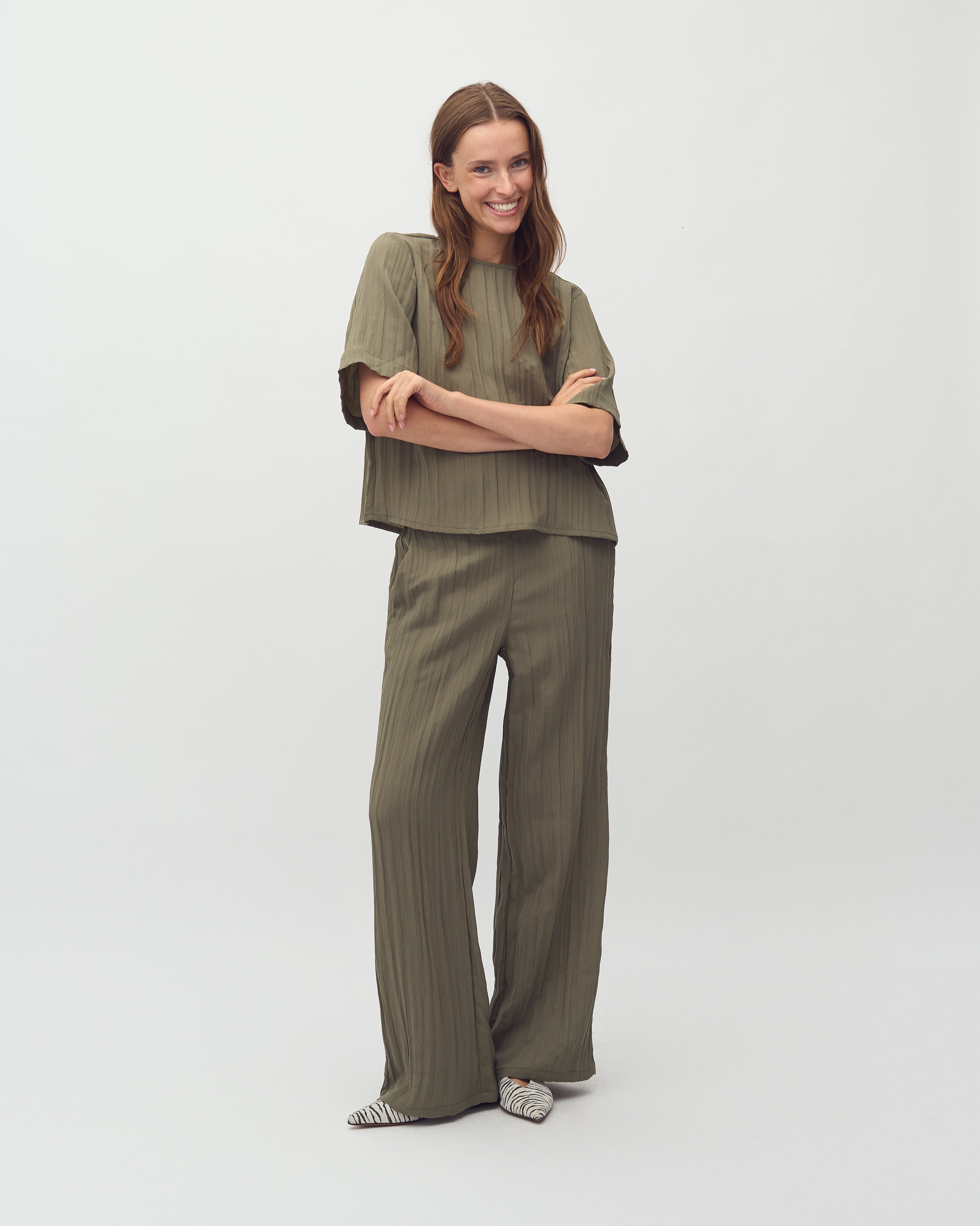 Hattie blouse - Tea leaf