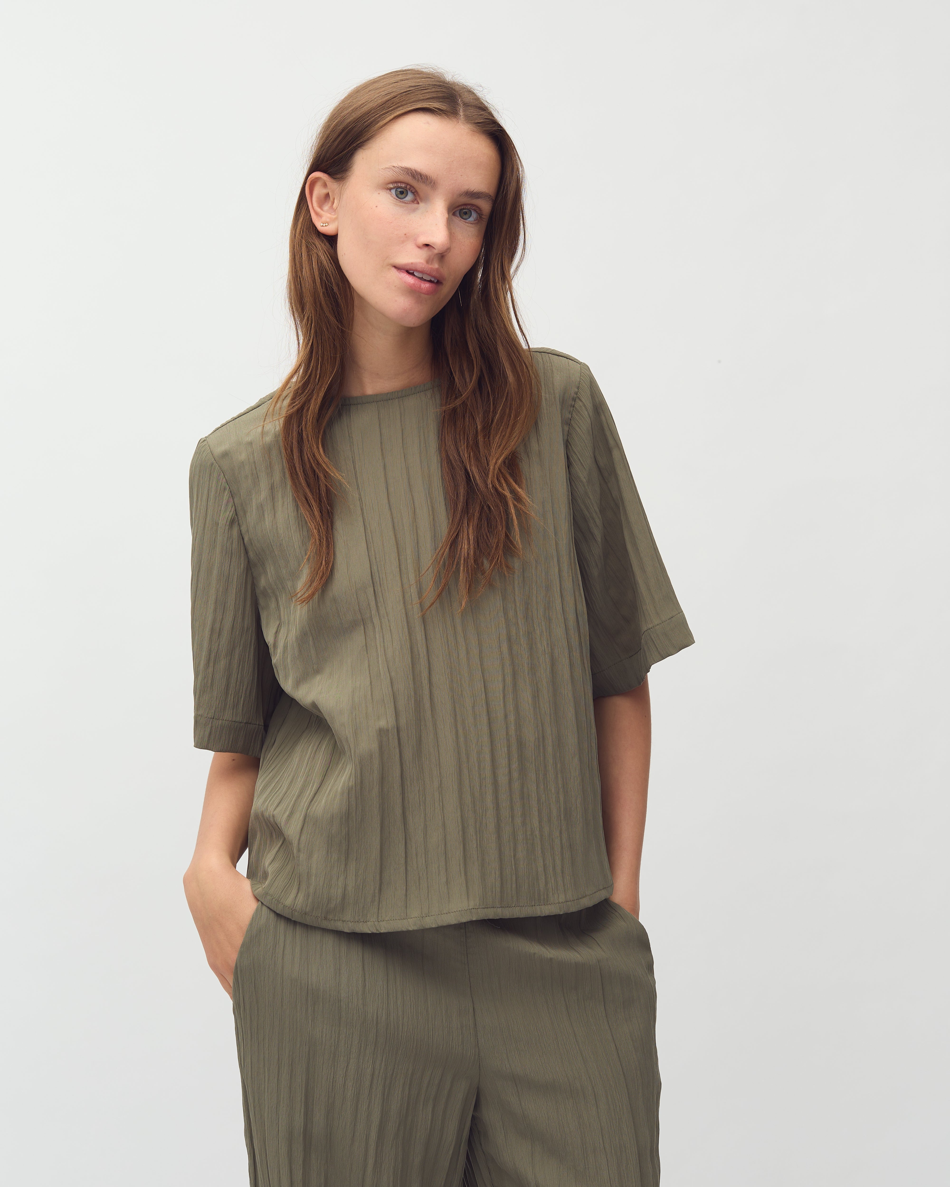 Hattie blouse - Tea leaf