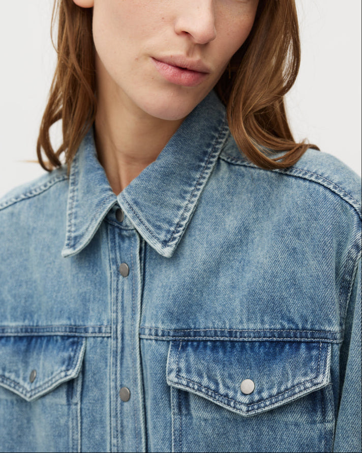 Kikki blouse - Blue soft wash