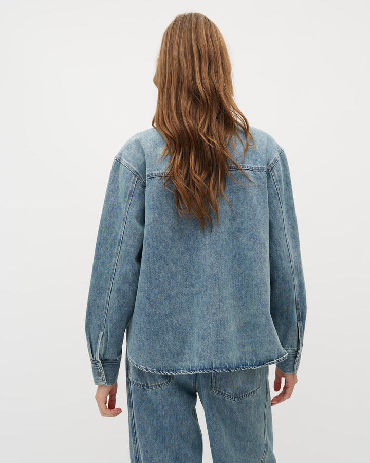 Kikki blouse - Blue soft wash