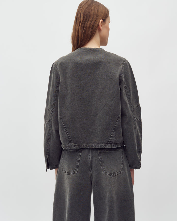 Exana jacket - Khaki green wash