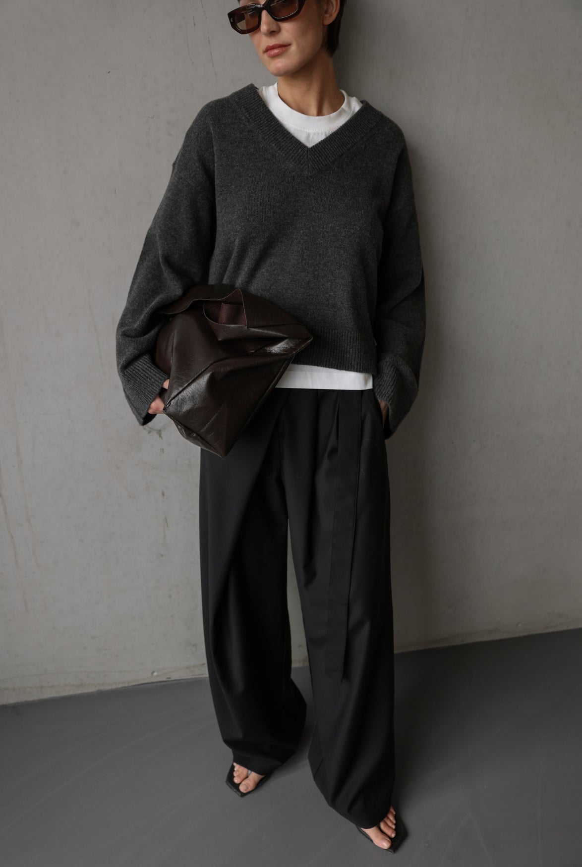 Lowen knit - Grey melange