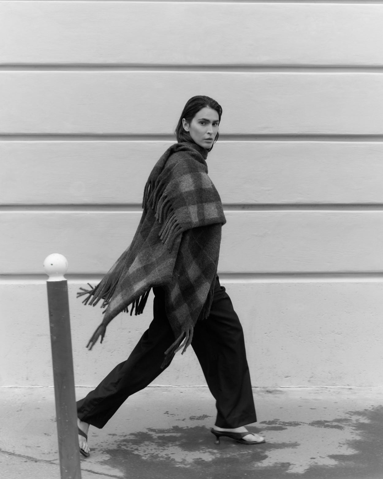 Rhea scarf - Fudge check