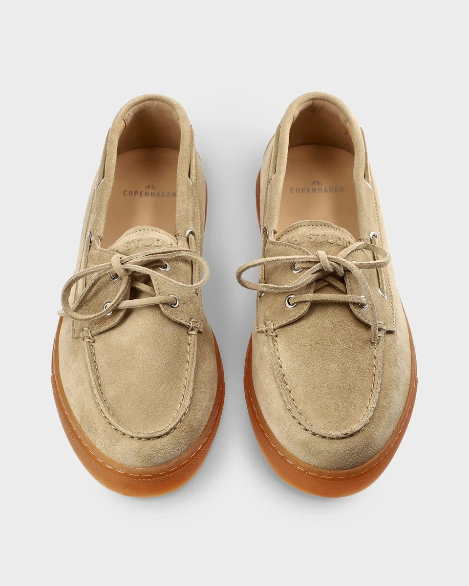 Suede boat shoes - Sand
