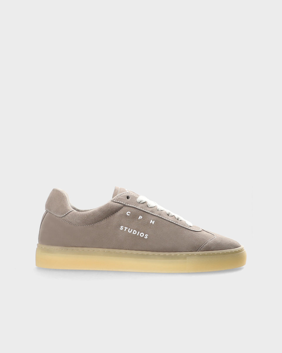 Suede sneakers - Light stone