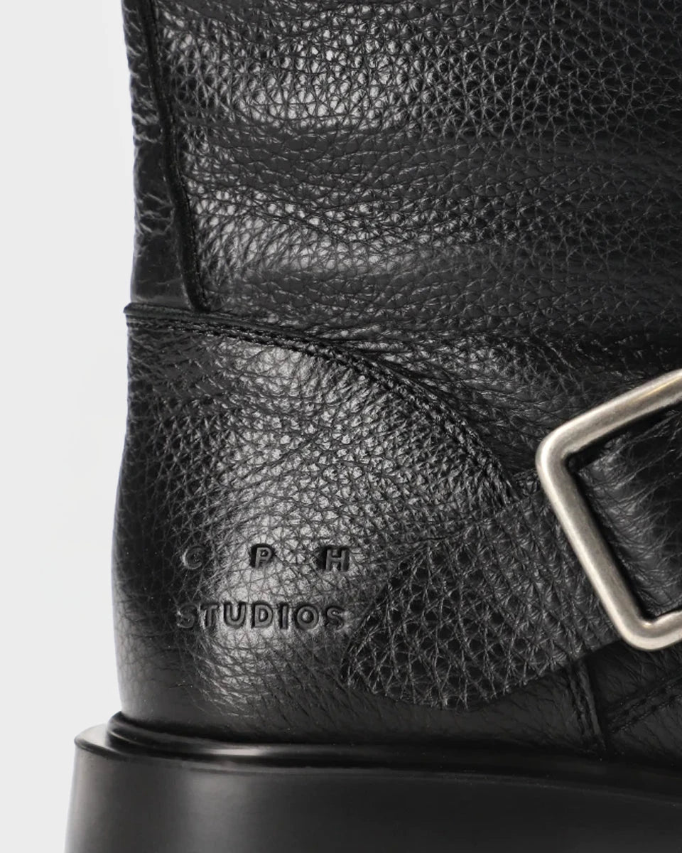 Biker boots - Leather black