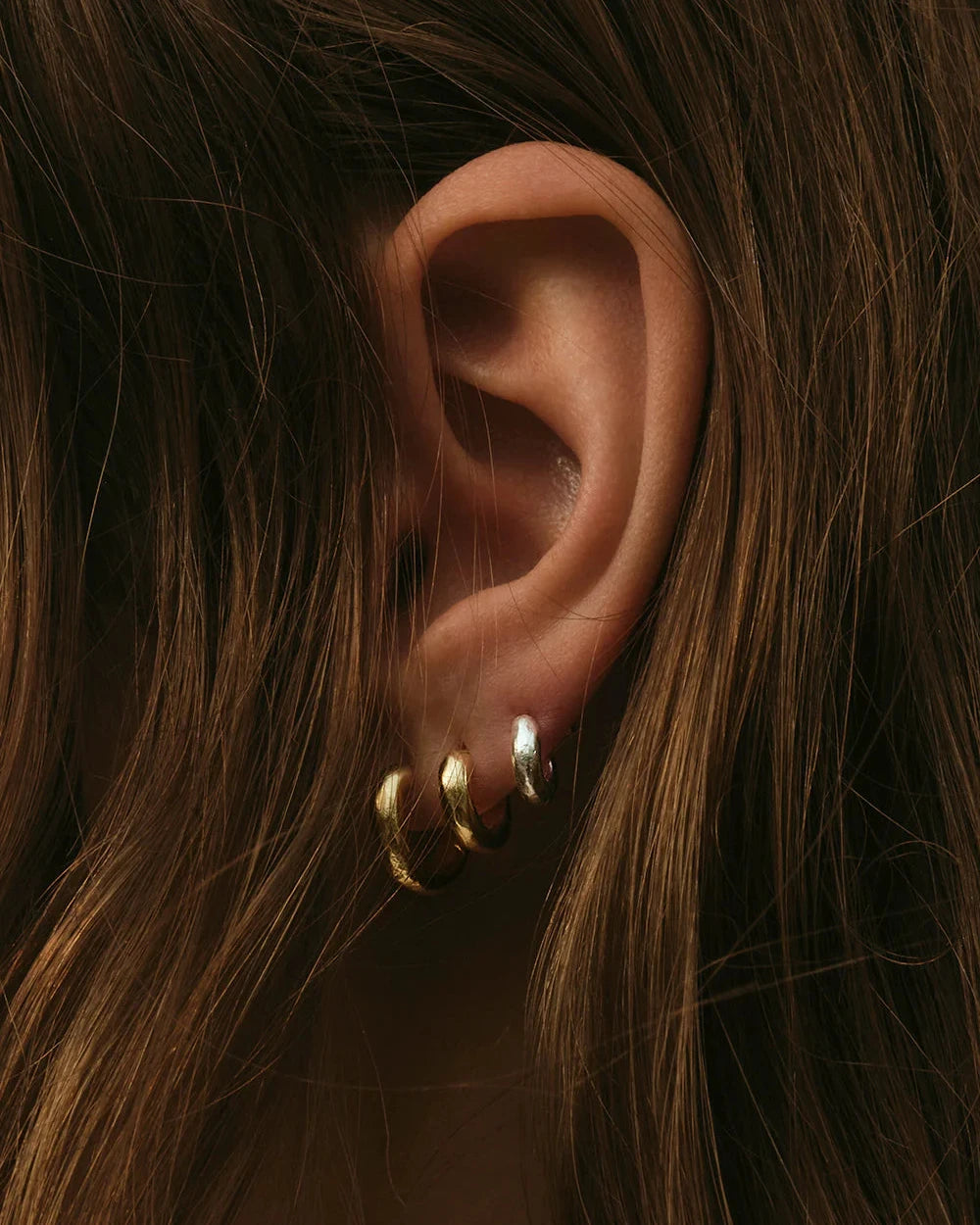 Dream earring large - Gold