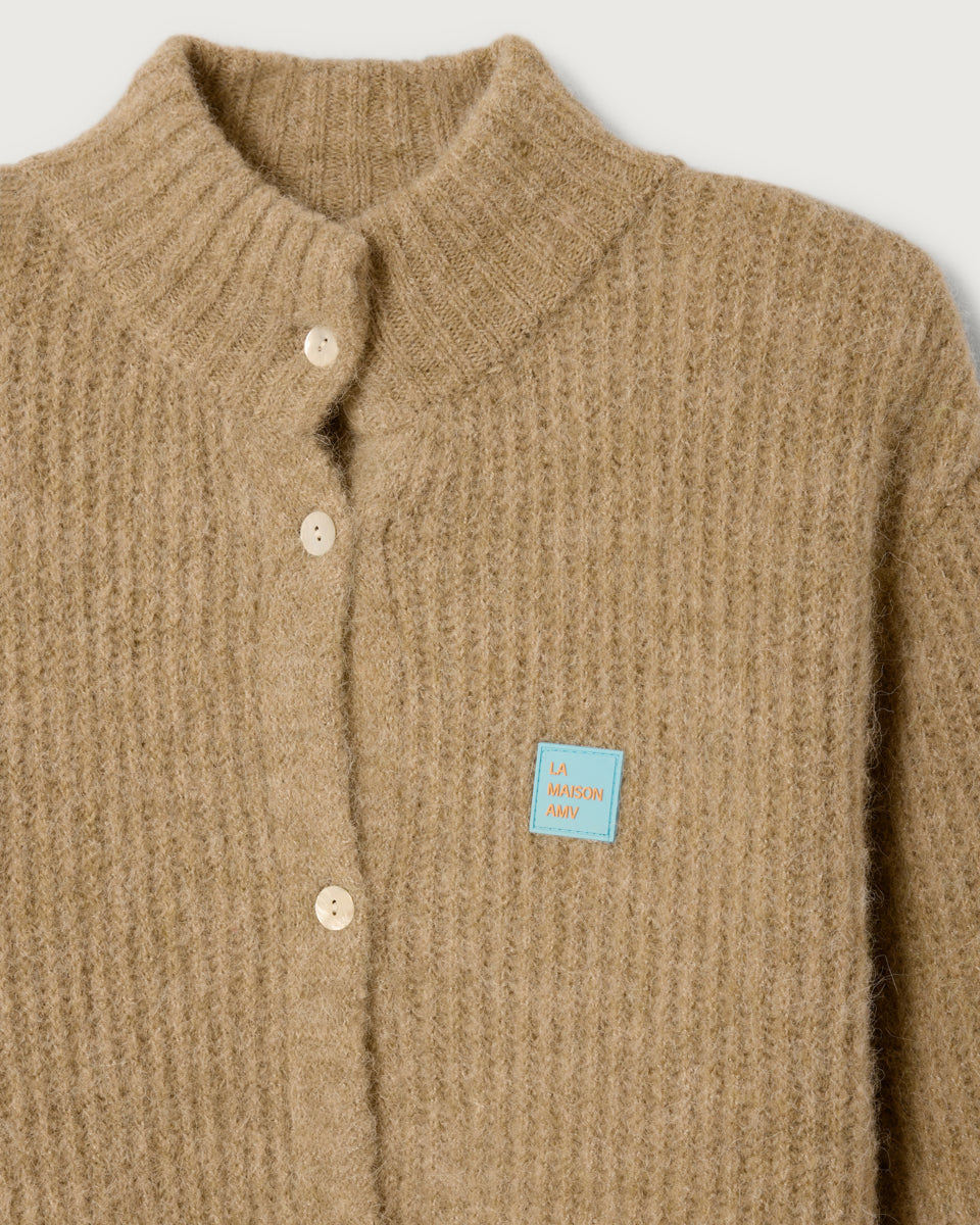 East cardigan - Sable chine