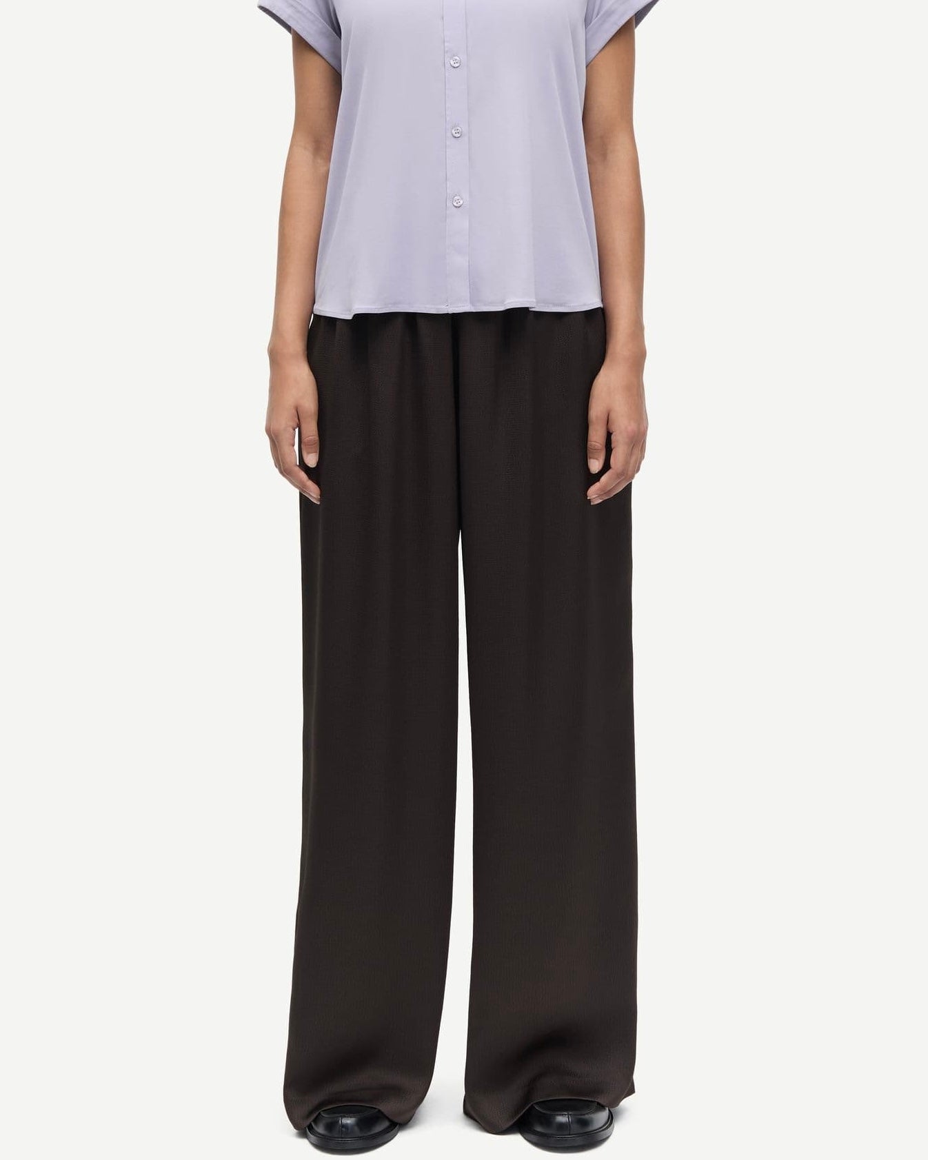 Sahelena trousers - Black coffee