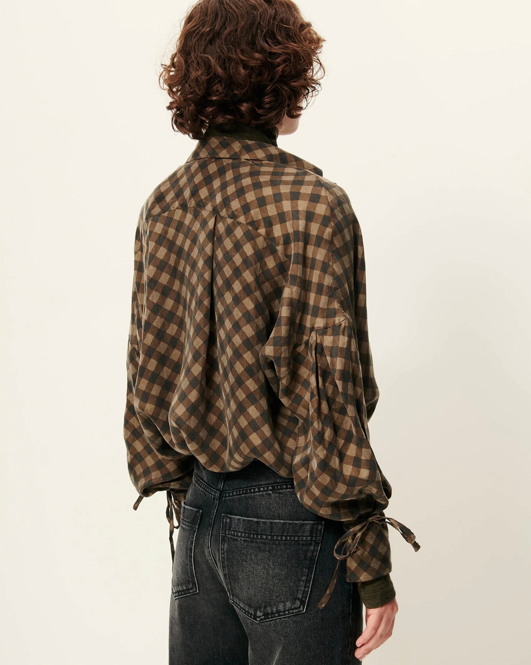 Armanchecks blouse - Moss mood