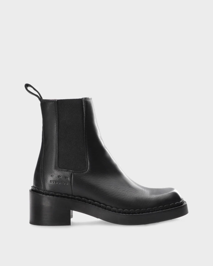 Leather boots - Black