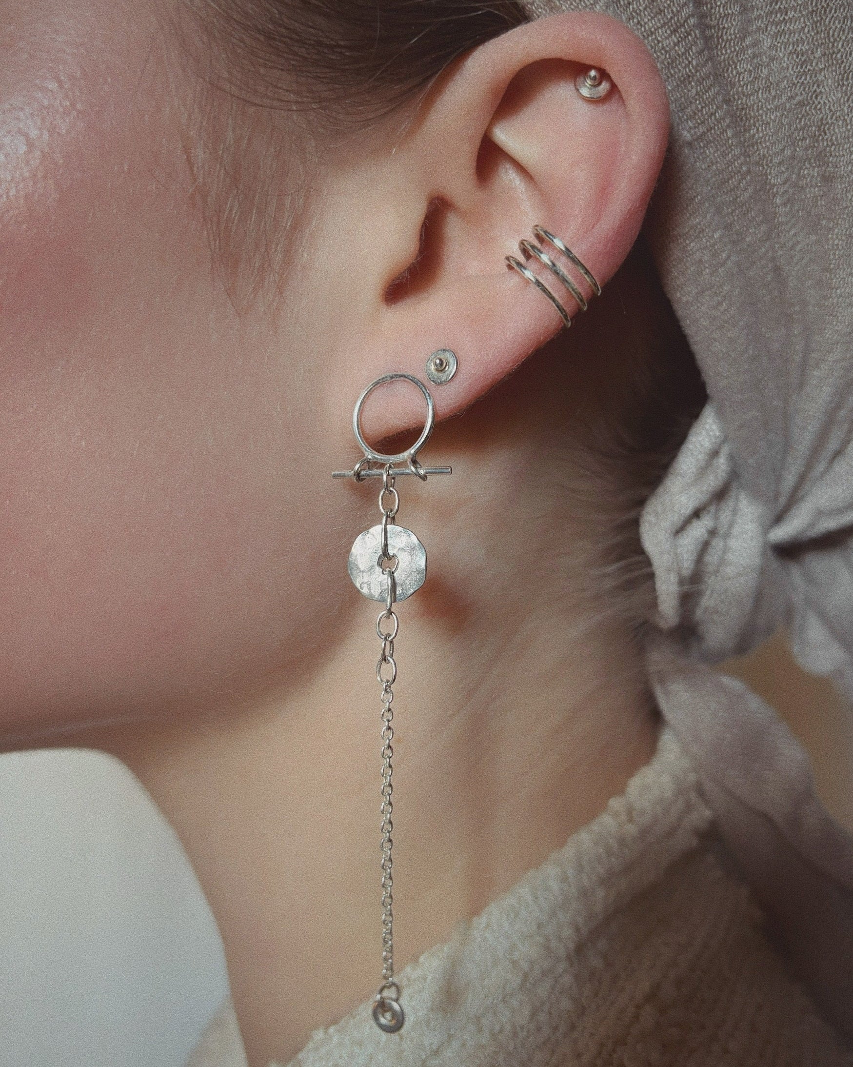 No.12 earring 3 - Silver