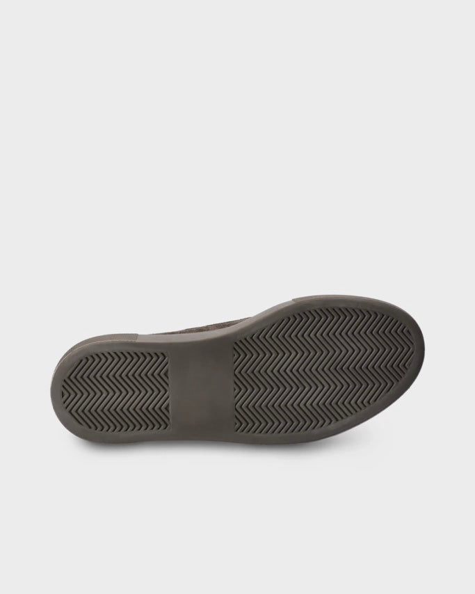 Suede boat shoes - Off black