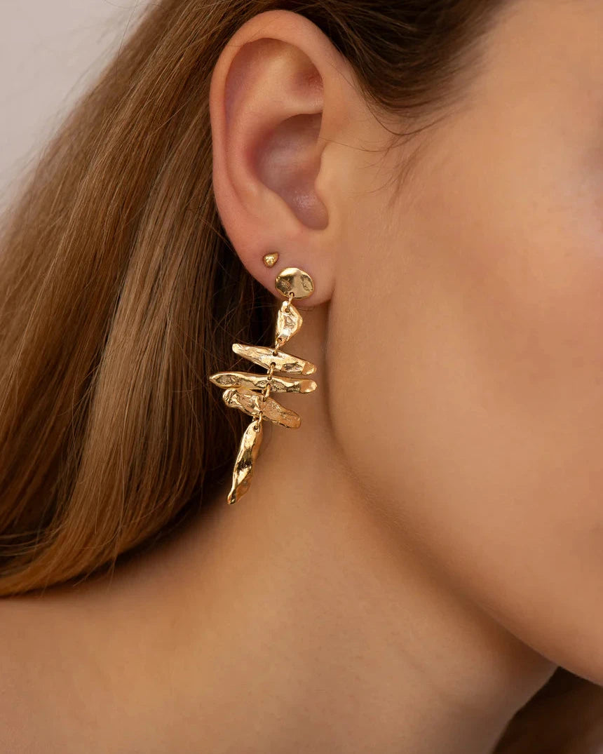 Night bird earring - Gold
