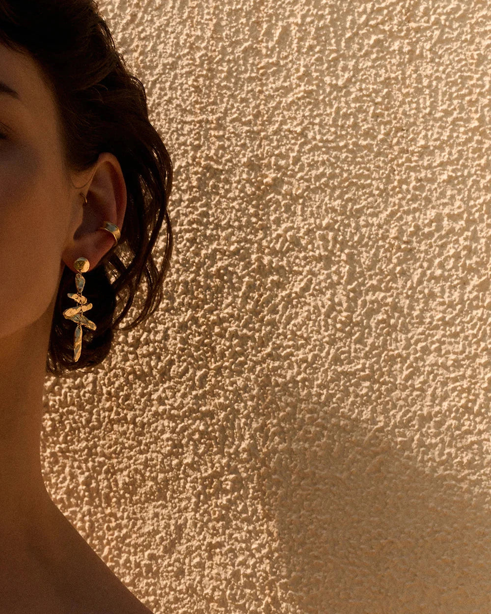 Night bird earring - Gold