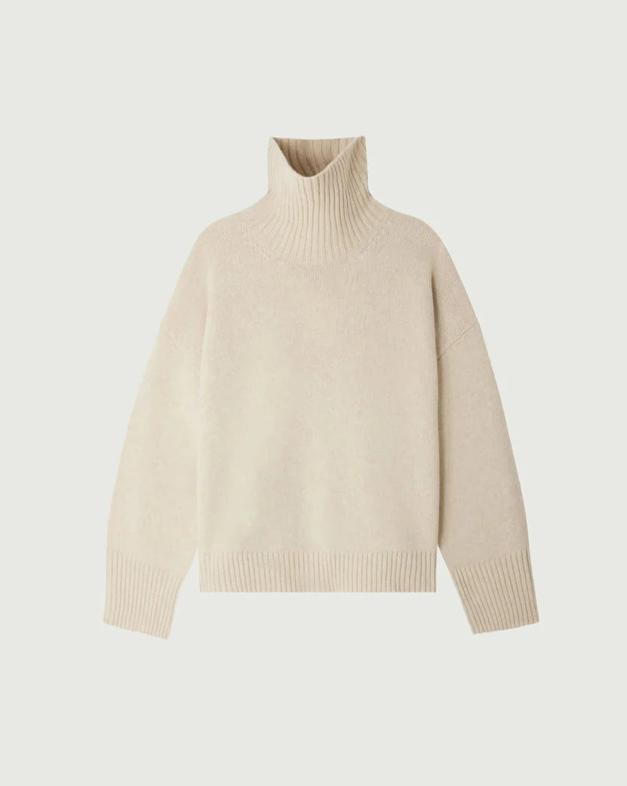 William knit - Ecru chine