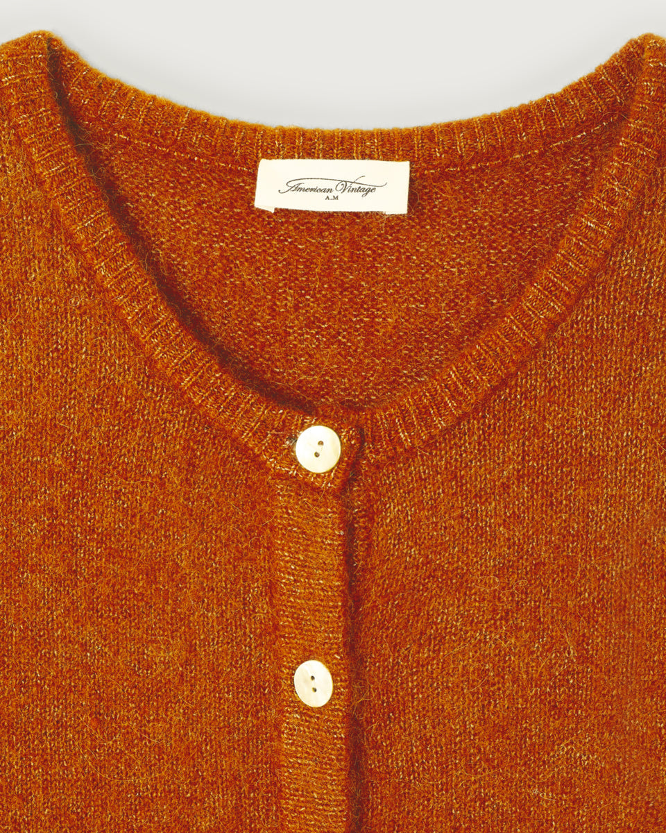 Vitow cardigan - Copper melange
