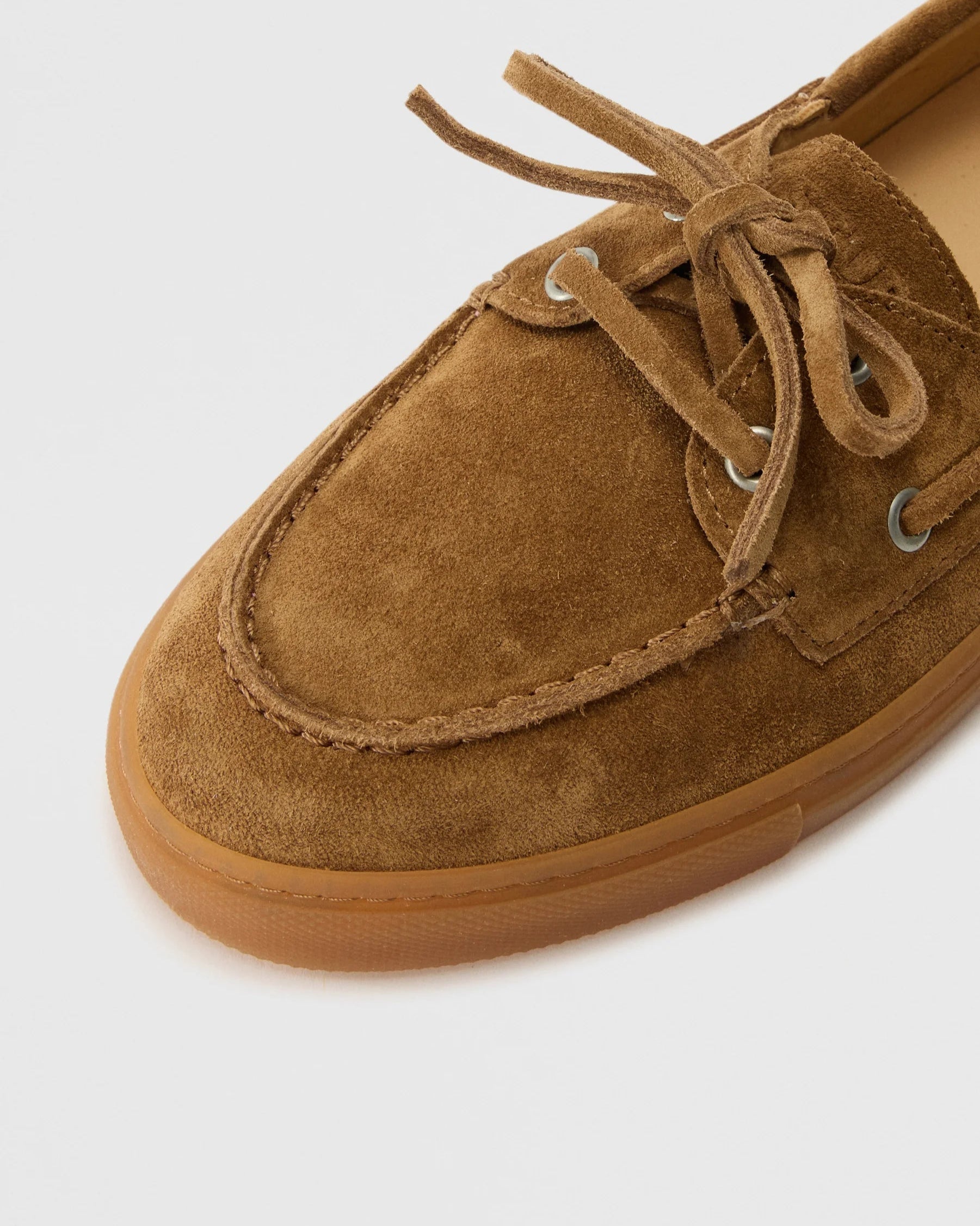 Suede boat shoes - New brown