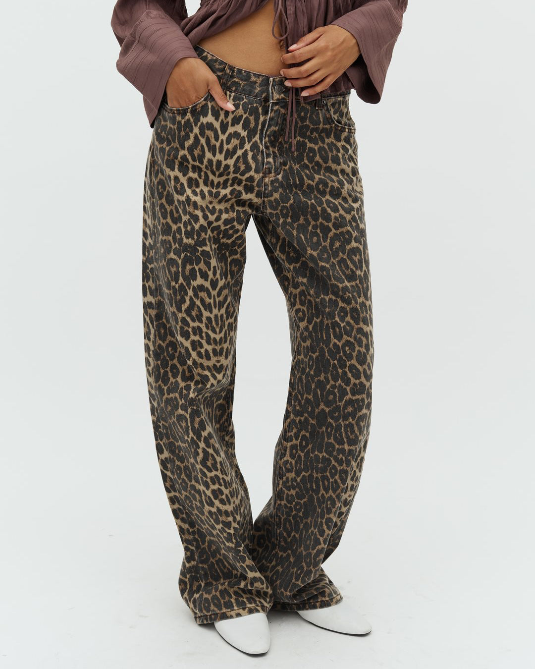 Cadian jeans - Leopard mist
