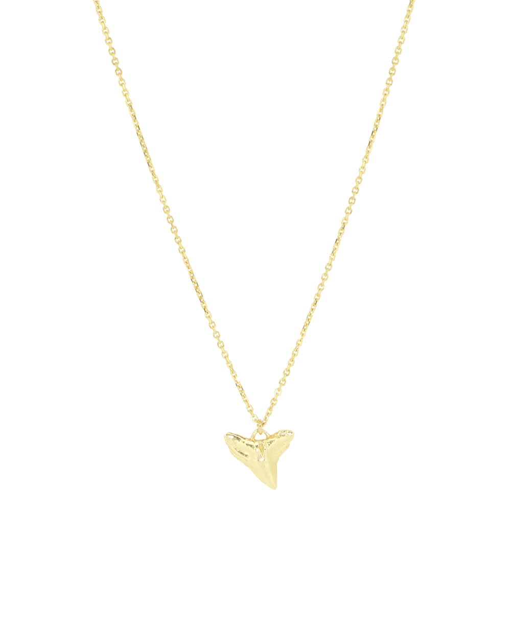 Jaws curb chain necklace - Gold