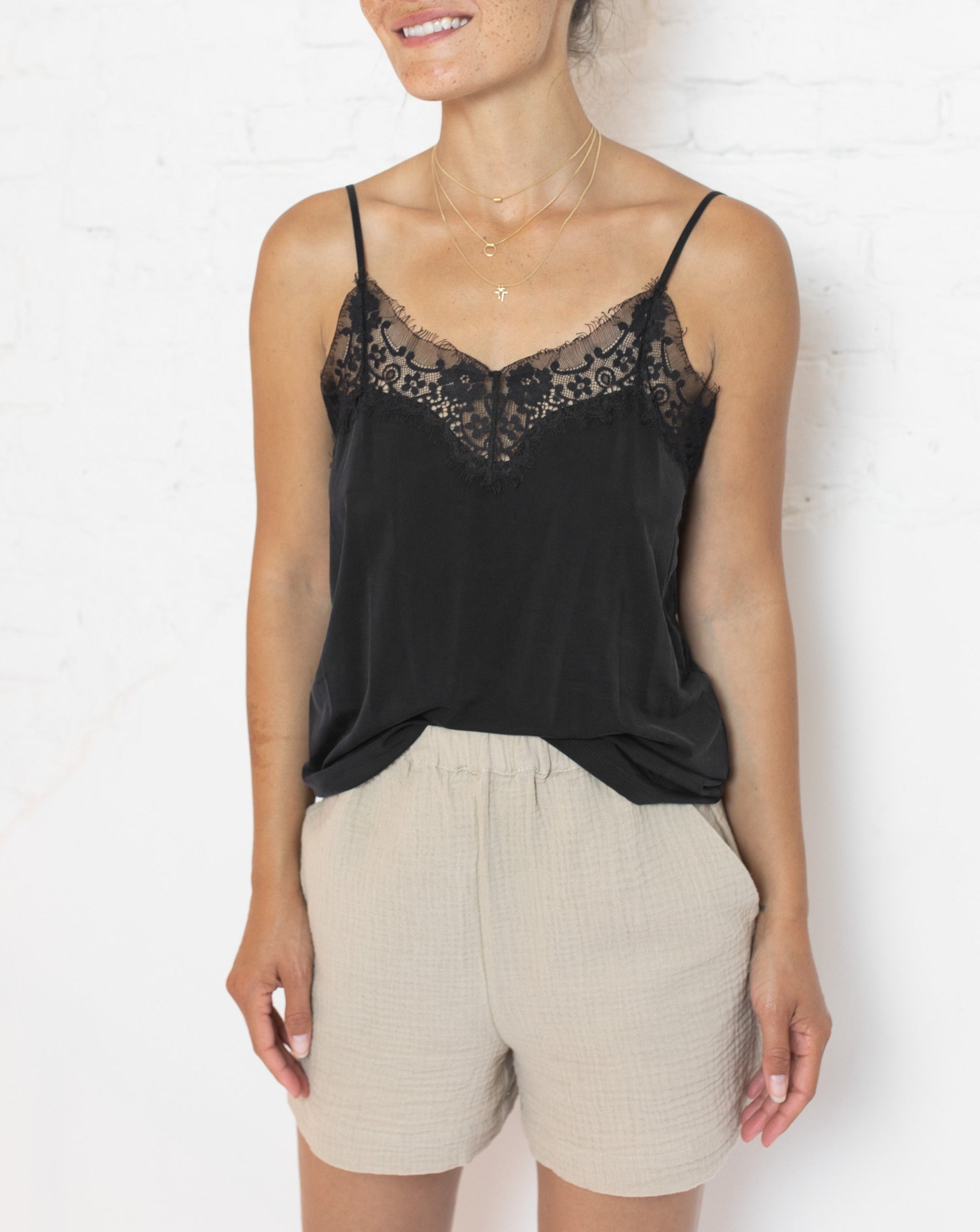 Slip top - Black