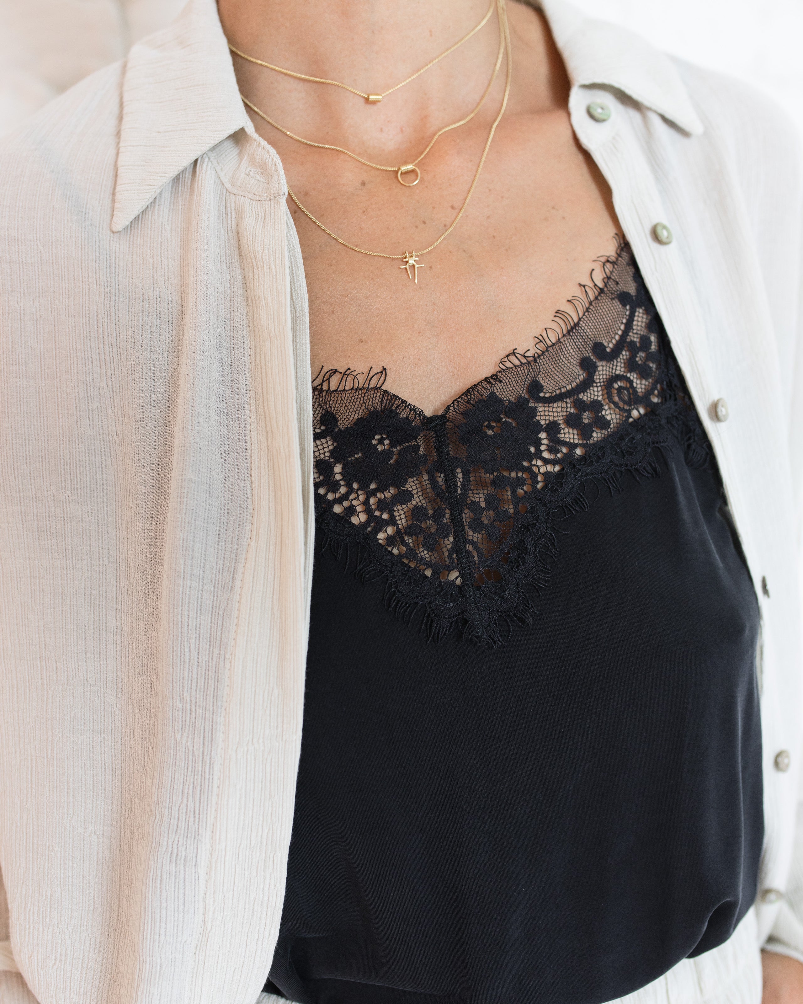 Slip top - Black