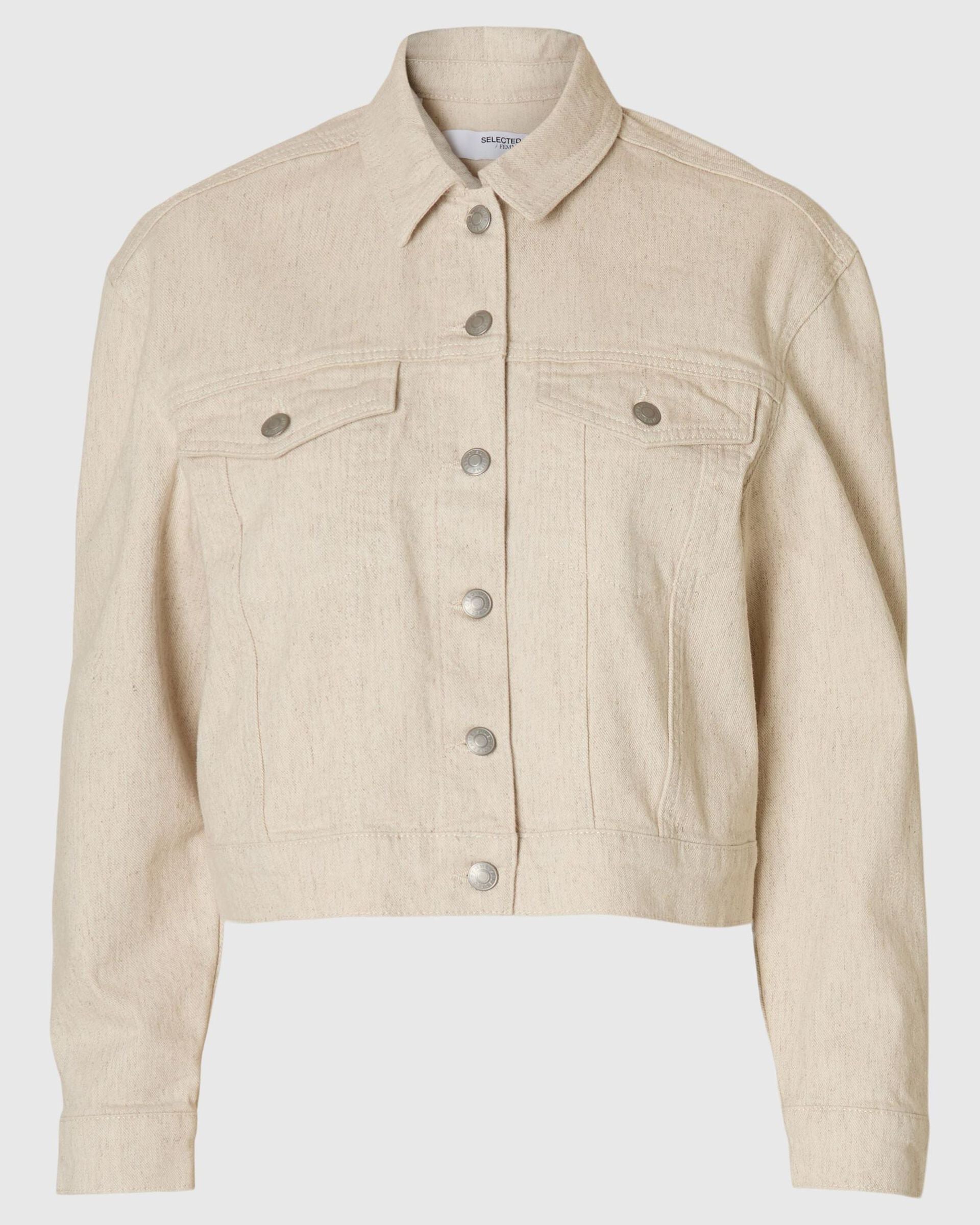 Una jacket - Egret melange